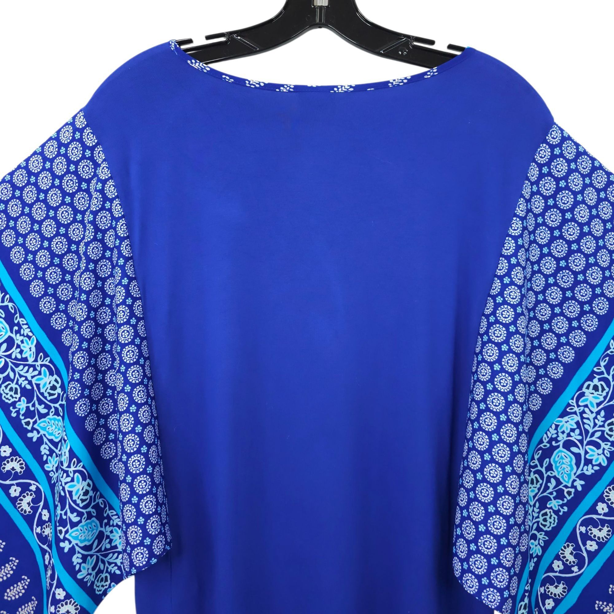 Chicos Chicos Pullover Top Womens 2 US L Paisley Handkerchief Batwi Size L / US 10 / IT 46 - 13 Thumbnail