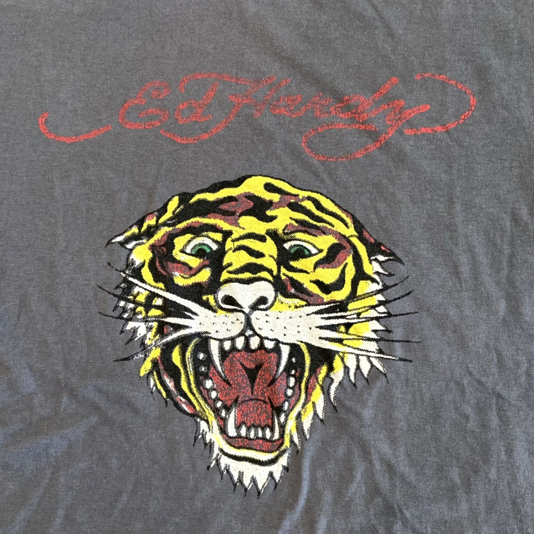 Ed Hardy Ed Hardy By Christian Audigier Graphic Print Tiger Head Black T-Shirt Men’s L Size US L / EU 52-54 / 3 - 2 Thumbnail