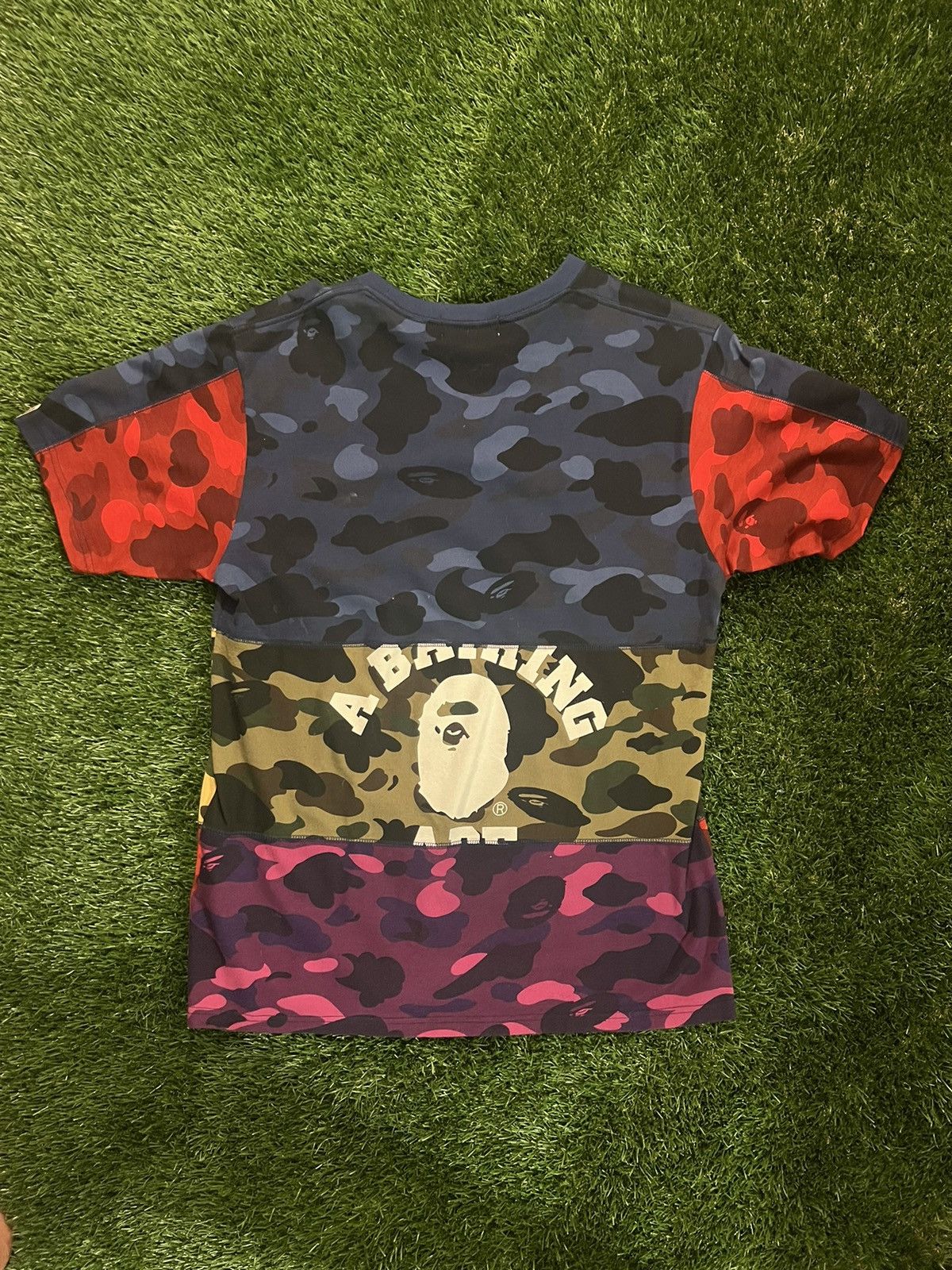Bape Bape Mix Camo Crazy Tee Shirt Size US L / EU 52-54 / 3 - 2 Thumbnail