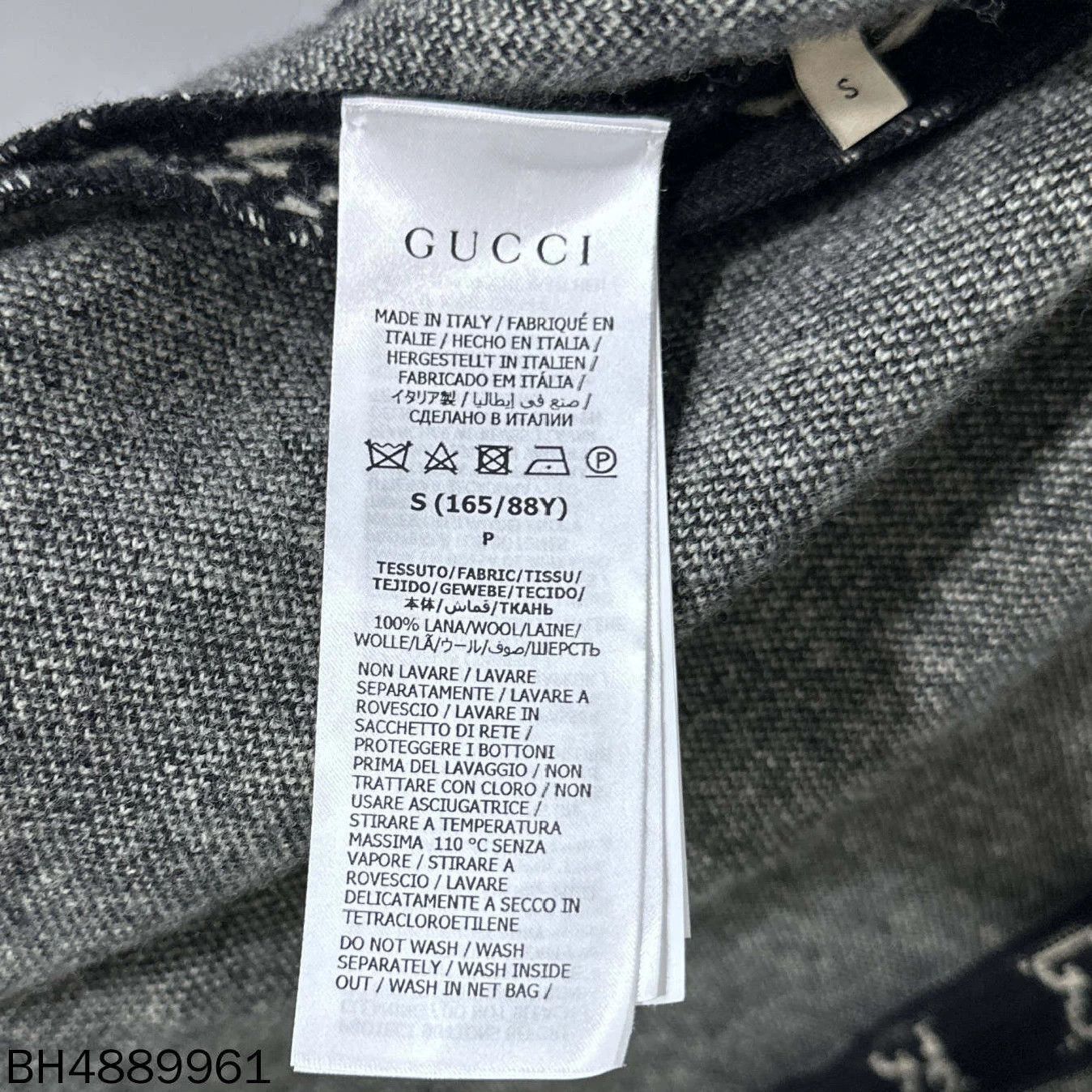 Gucci GUCCI GG Supreme print gold button cape coat S Size S / US 4 / IT 40 - 6 Thumbnail