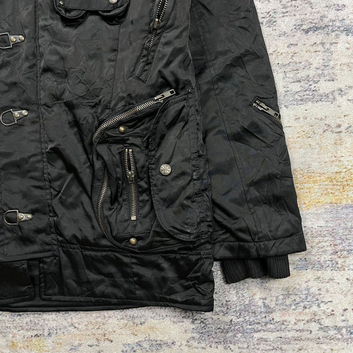 If Six Was Nine × Japanese Brand × Le Grande Bleu (L.G.B.) Midas Fur hoodie studded multi pocket jacket vkei style Size US M / EU 48-50 / 2 - 6 Thumbnail