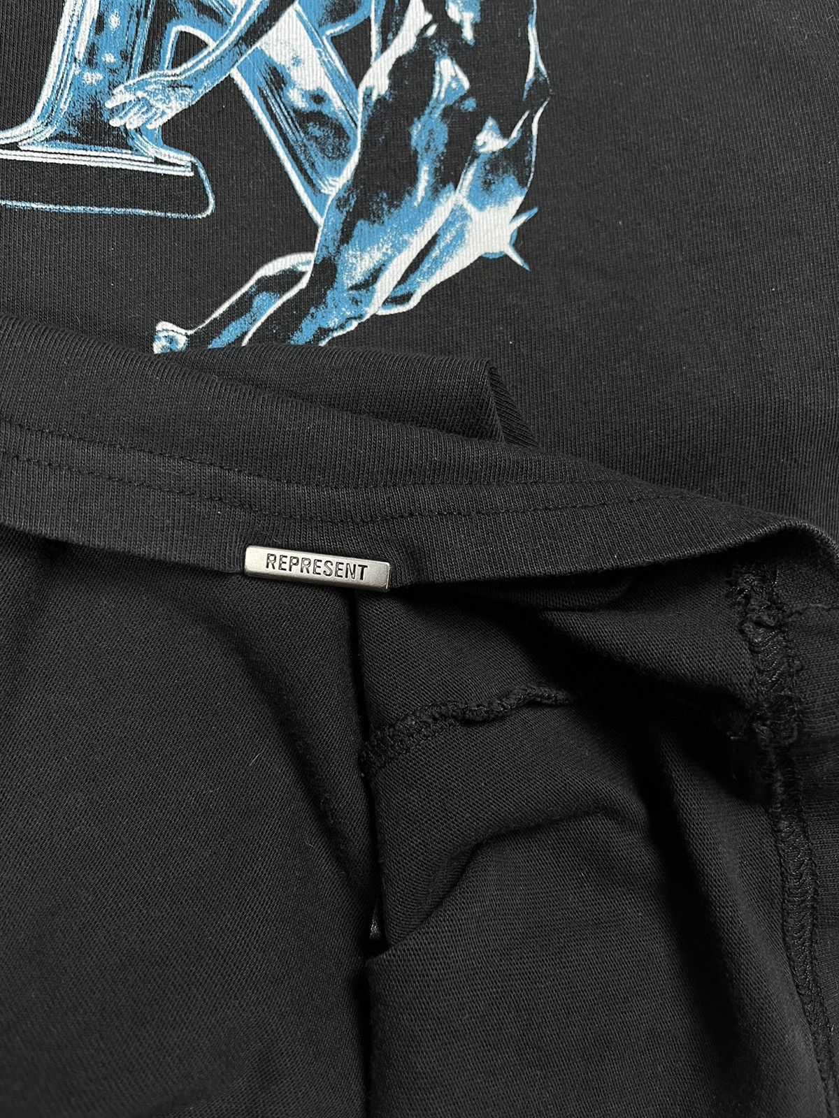 Represent Clo. Represent Black Oversized Tee with Dynamic Art Graphic Size US XL / EU 56 / 4 - 5 Thumbnail