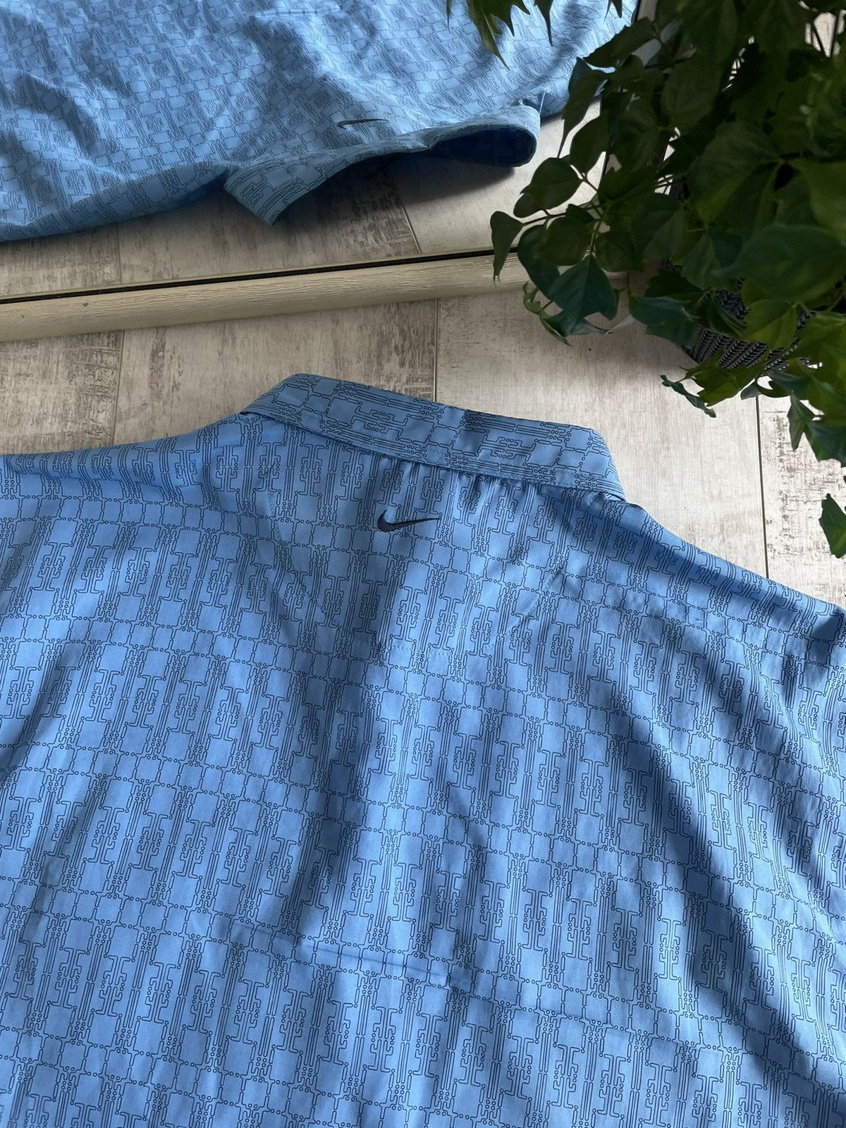 Nike × Vintage Nike 90’s Vintage Shirts Button Up Golf Monogram RARE Size US XXL / EU 58 / 5 - 6 Thumbnail