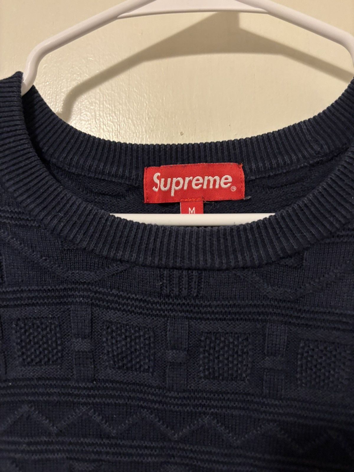 Supreme Jacquard Knit Sweater Size US M / EU 48-50 / 2 - 2 Thumbnail