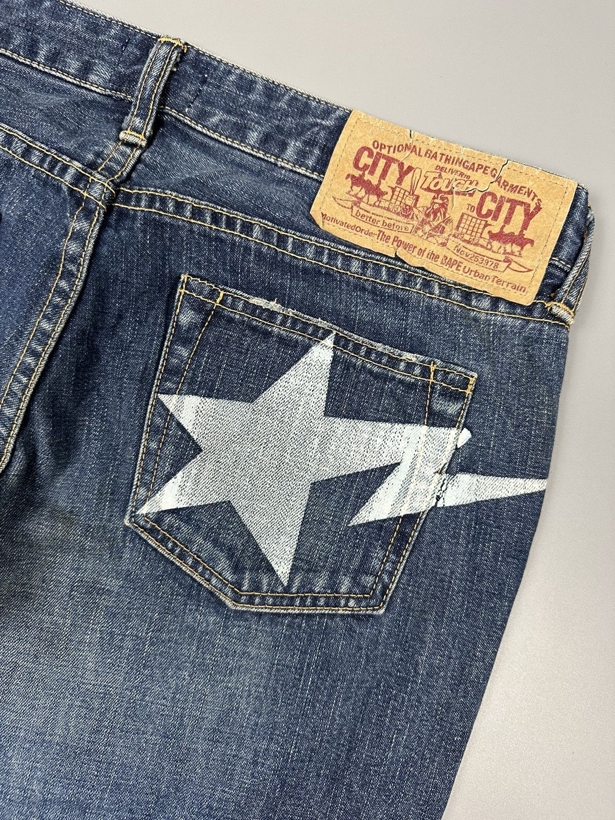 Bape Vintage Bape Sta Denim Size 32" / US 10 / IT 46 - 6 Thumbnail