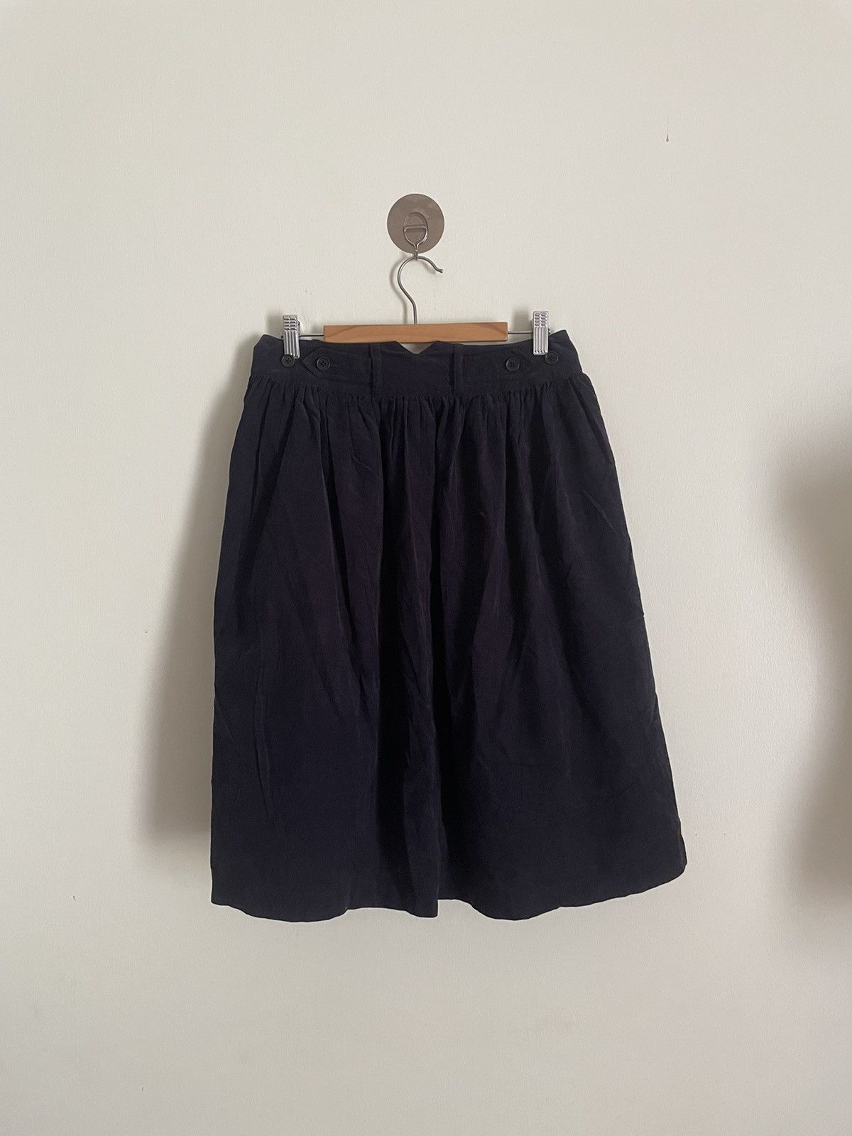 image of Margaret Howell High Waist Skirt in Black, Women's (Size 28)