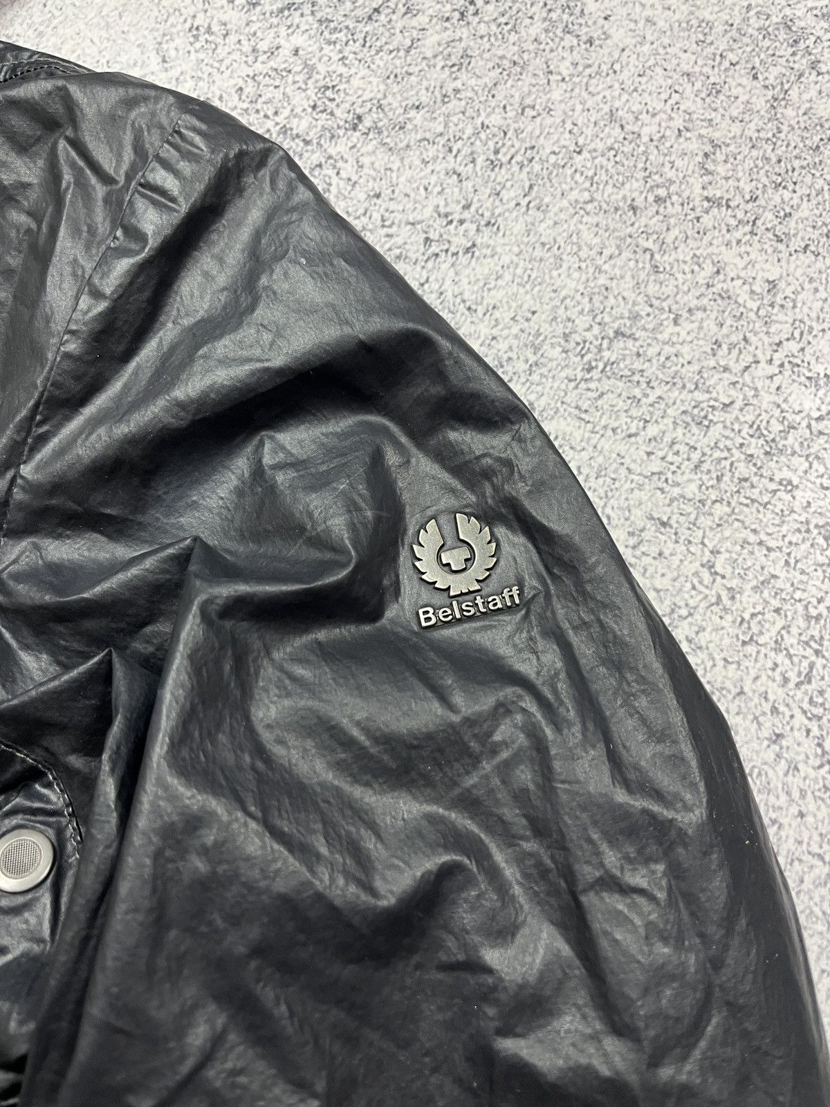 Belstaff Vintage Belstaff Leather Jacket Black Prince Label Rare Size US L / EU 52-54 / 3 - 7 Thumbnail