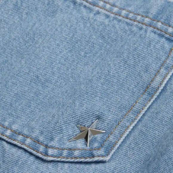 Mugler Mugler x H&M Light Denim Shirt Size M Size US M / EU 48-50 / 2 - 22 Thumbnail
