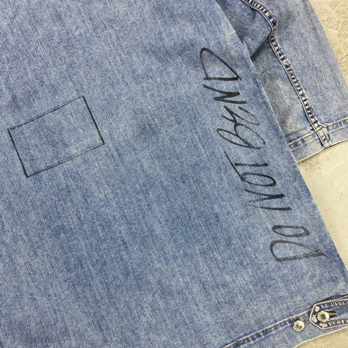 Moschino FW17 Cardboard Couture Denim Jacket Size L / US 10 / IT 46 - 13 Thumbnail