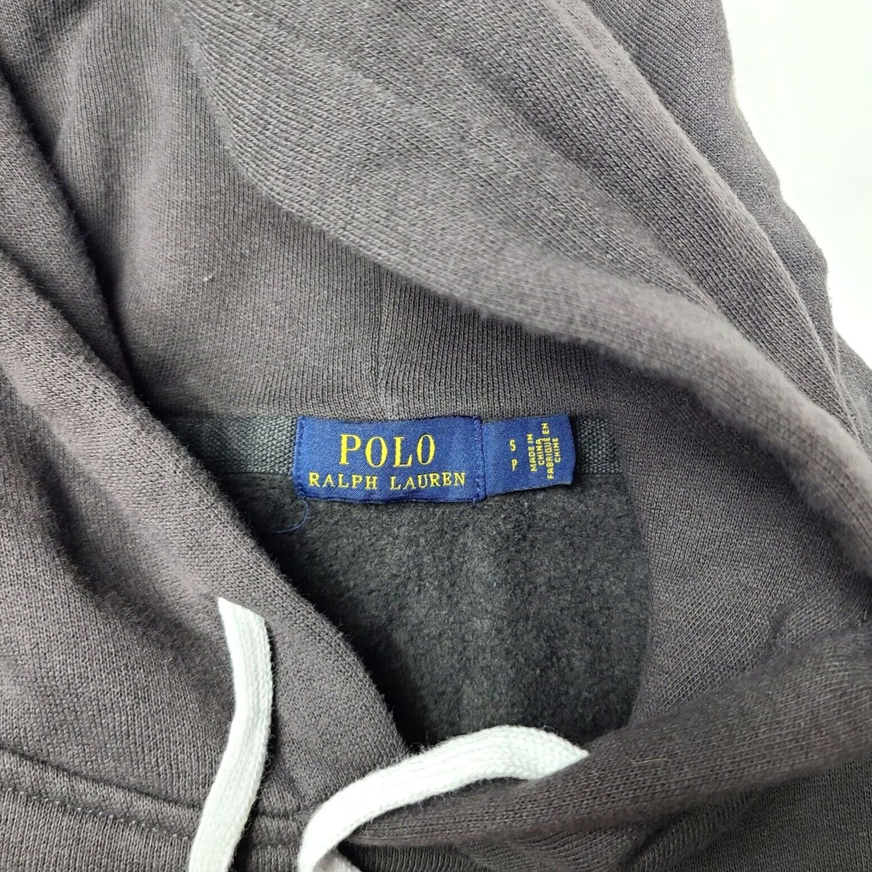 Polo Ralph Lauren Polo Ralph Lauren Sweatshirt Women's Small Dark Gray Hoodie Pullover Sweater Size S / US 4 / IT 40 - 4 Thumbnail