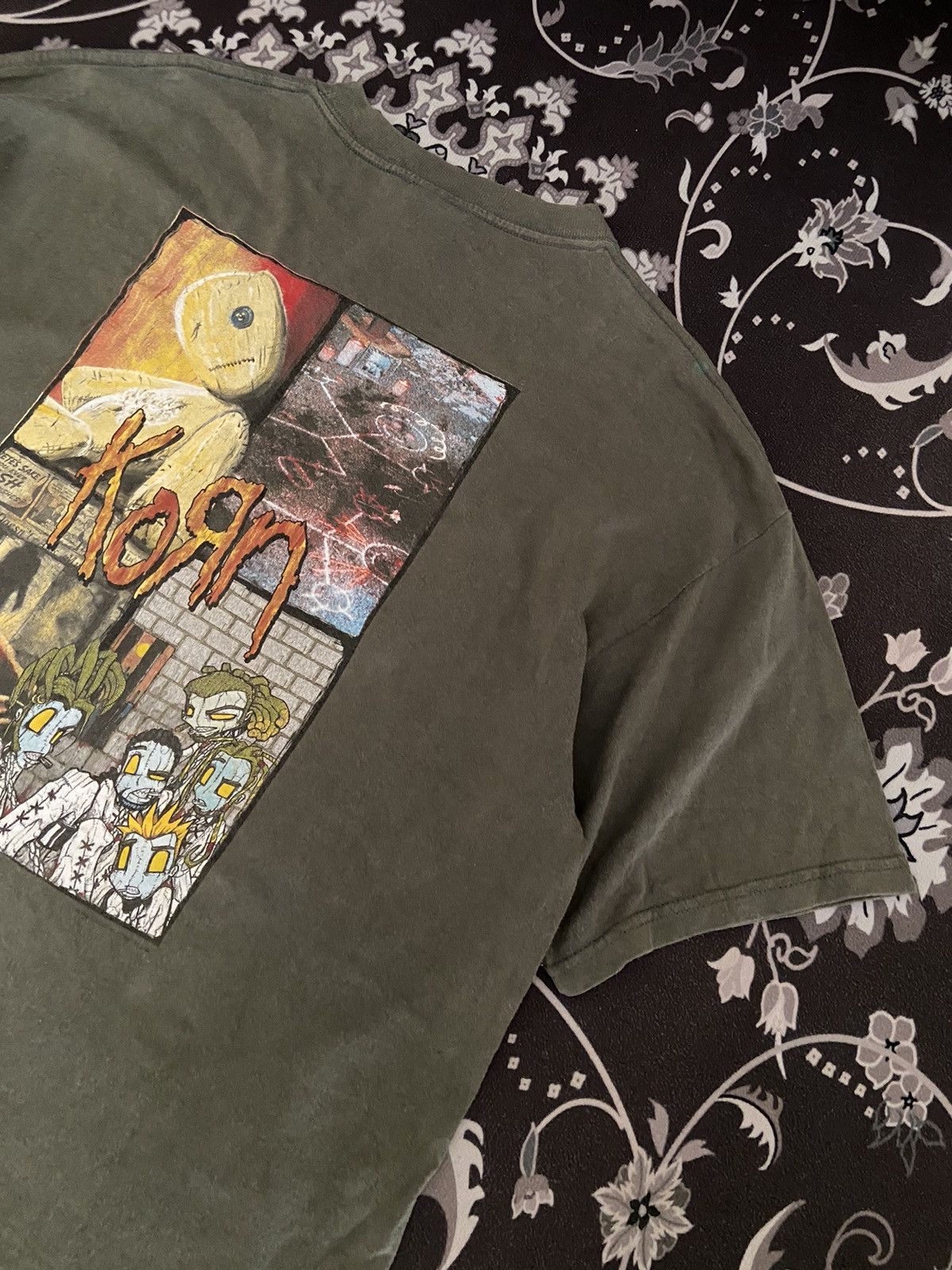 Band Tees × Vintage Vintage Korn Band Tee Size US XL / EU 56 / 4 - 2 Thumbnail