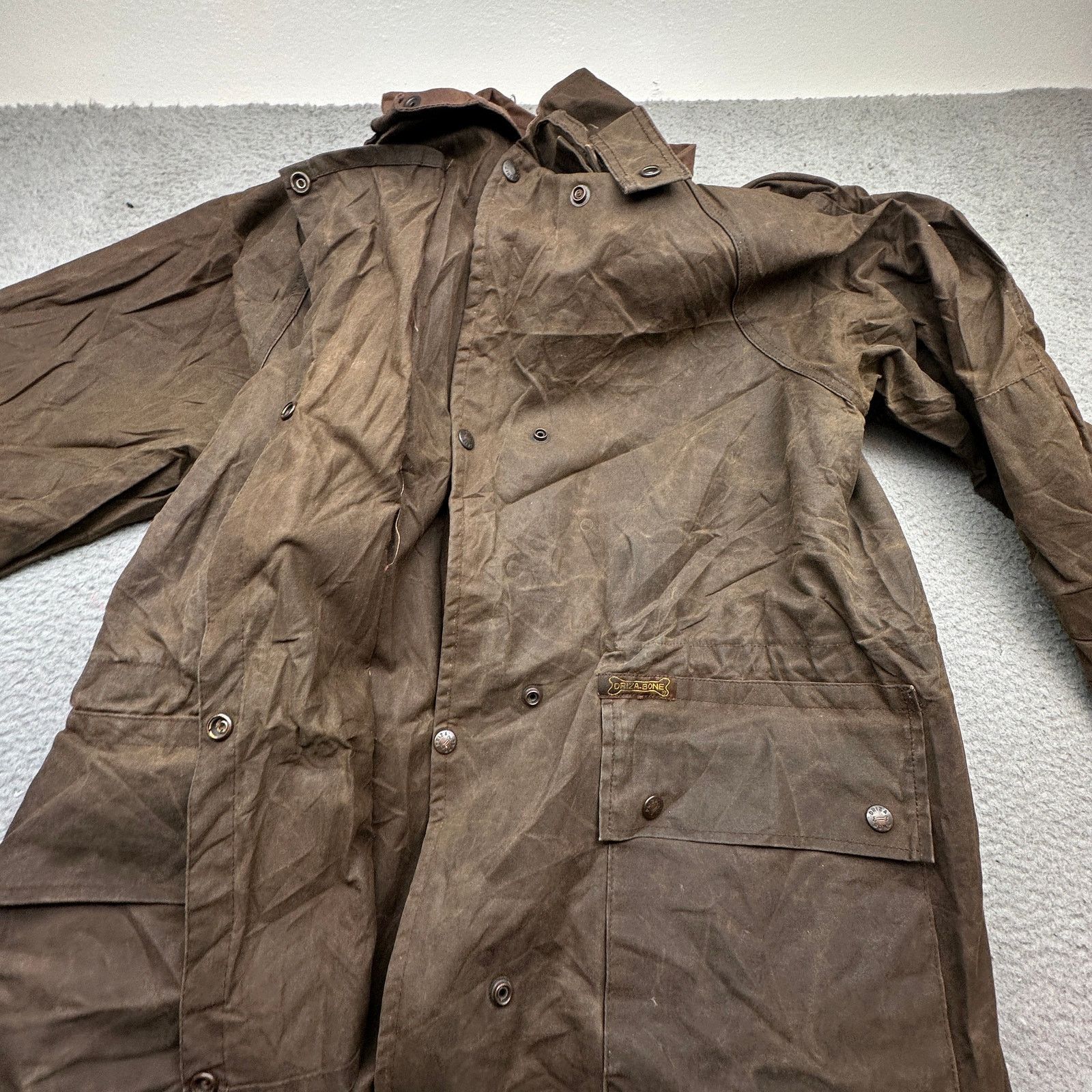 Other Driza Bone Waxed Cotton Trench Deluxe Riding Coat XL 7 Size US XL / EU 56 / 4 - 15 Thumbnail
