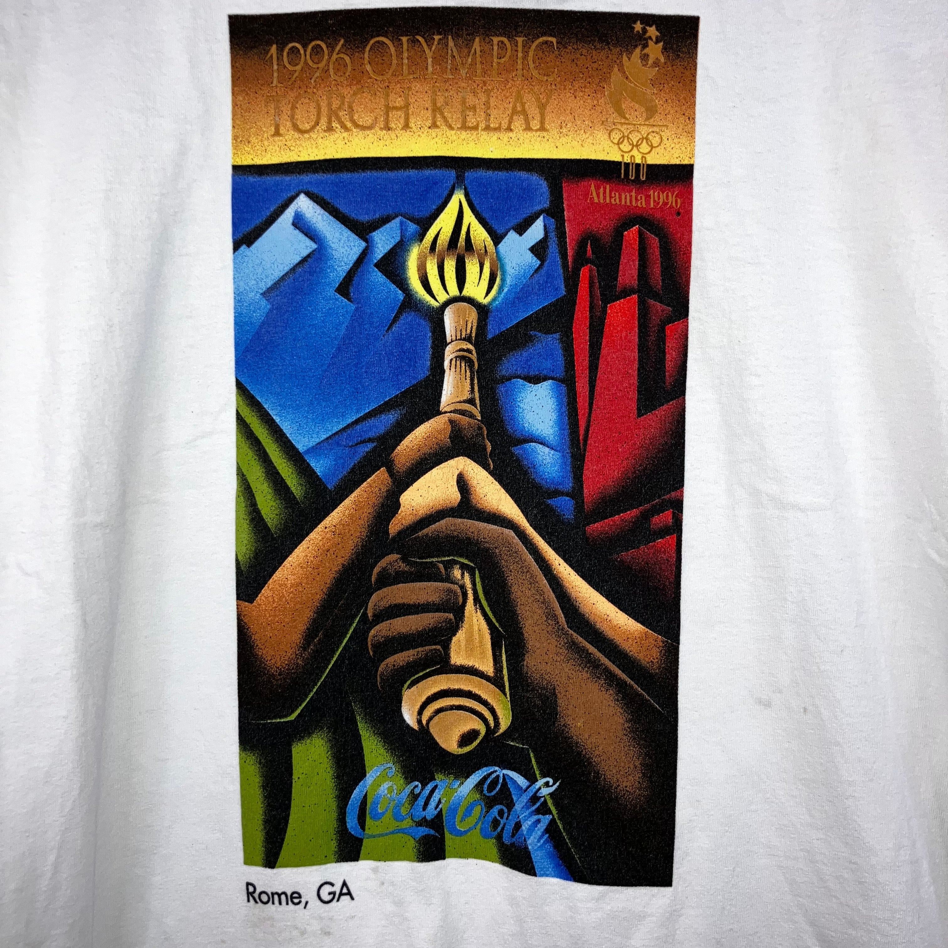 Vintage Vintage 90s 1996 Atlanta Olympic Torch Relay Graphic Tee Siz Size US L / EU 52-54 / 3 - 6 Thumbnail