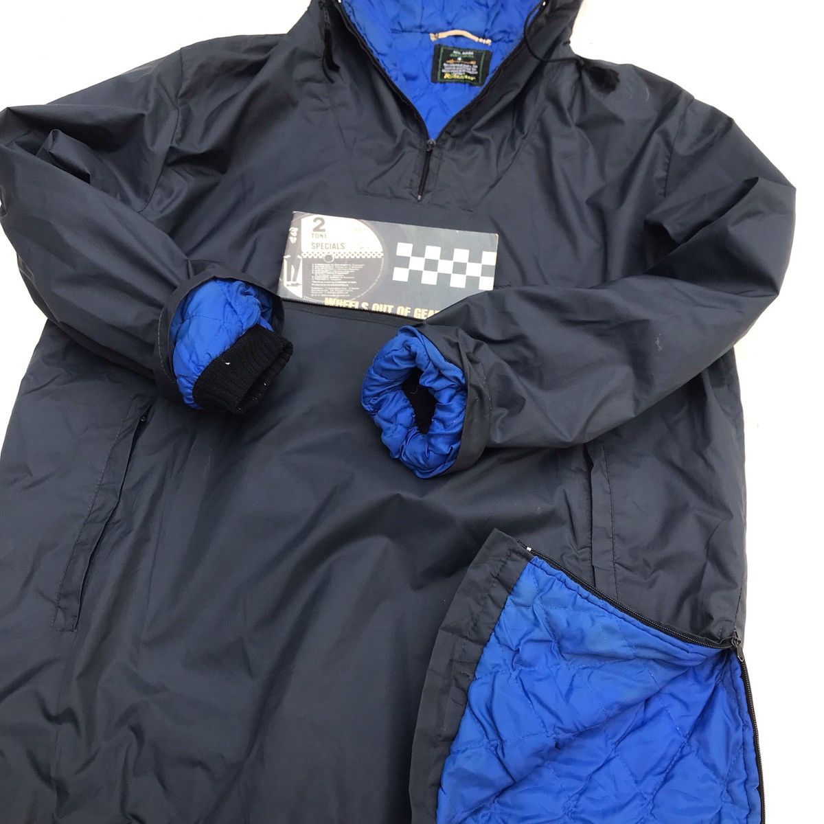 SMOCK × Vintage Rice wear Cagoule anorak Smock Middle Pocket Jacket blue Size US M / EU 48-50 / 2 - 6 Thumbnail