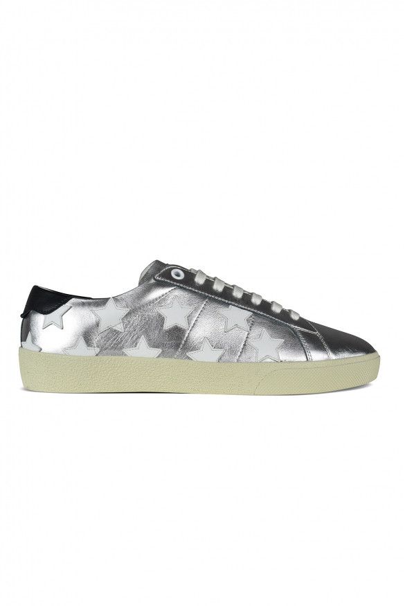 Saint Laurent Paris Court Classic Sneakers Size US 7.5 / EU 40-41 - 1 Thumbnail