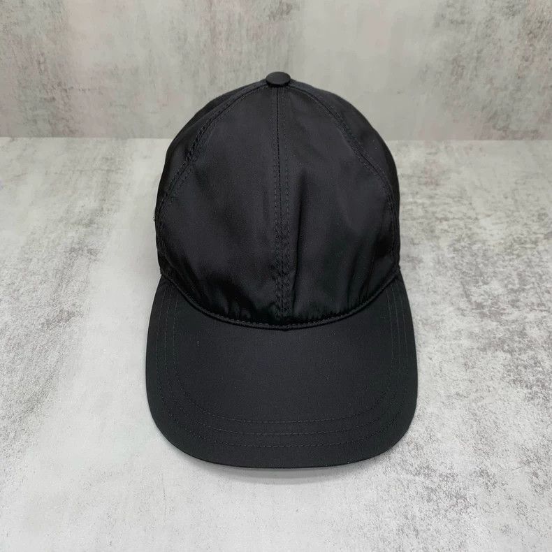 Prada Prada Black Baseball Cap with Dust Bag -2505 Size ONE SIZE - 3 Thumbnail