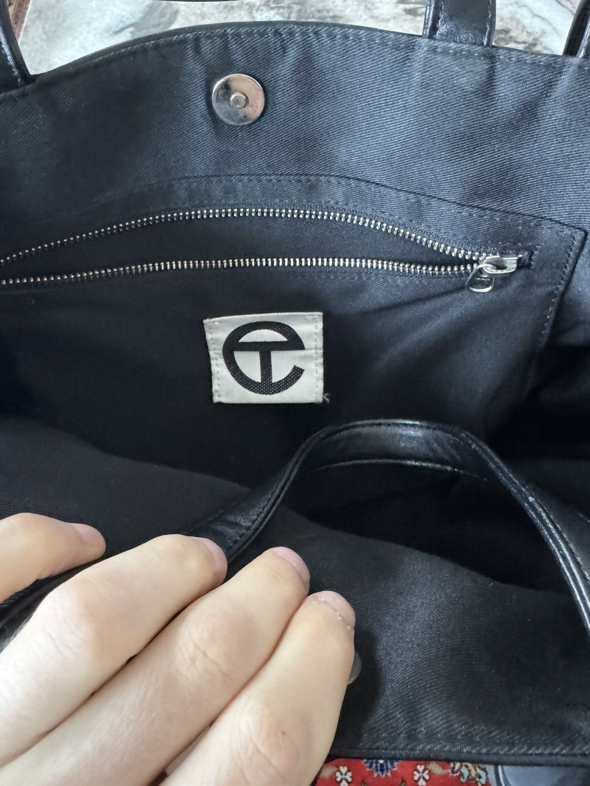 Telfar Black Telfar Large tote bag Size ONE SIZE - 2 Thumbnail