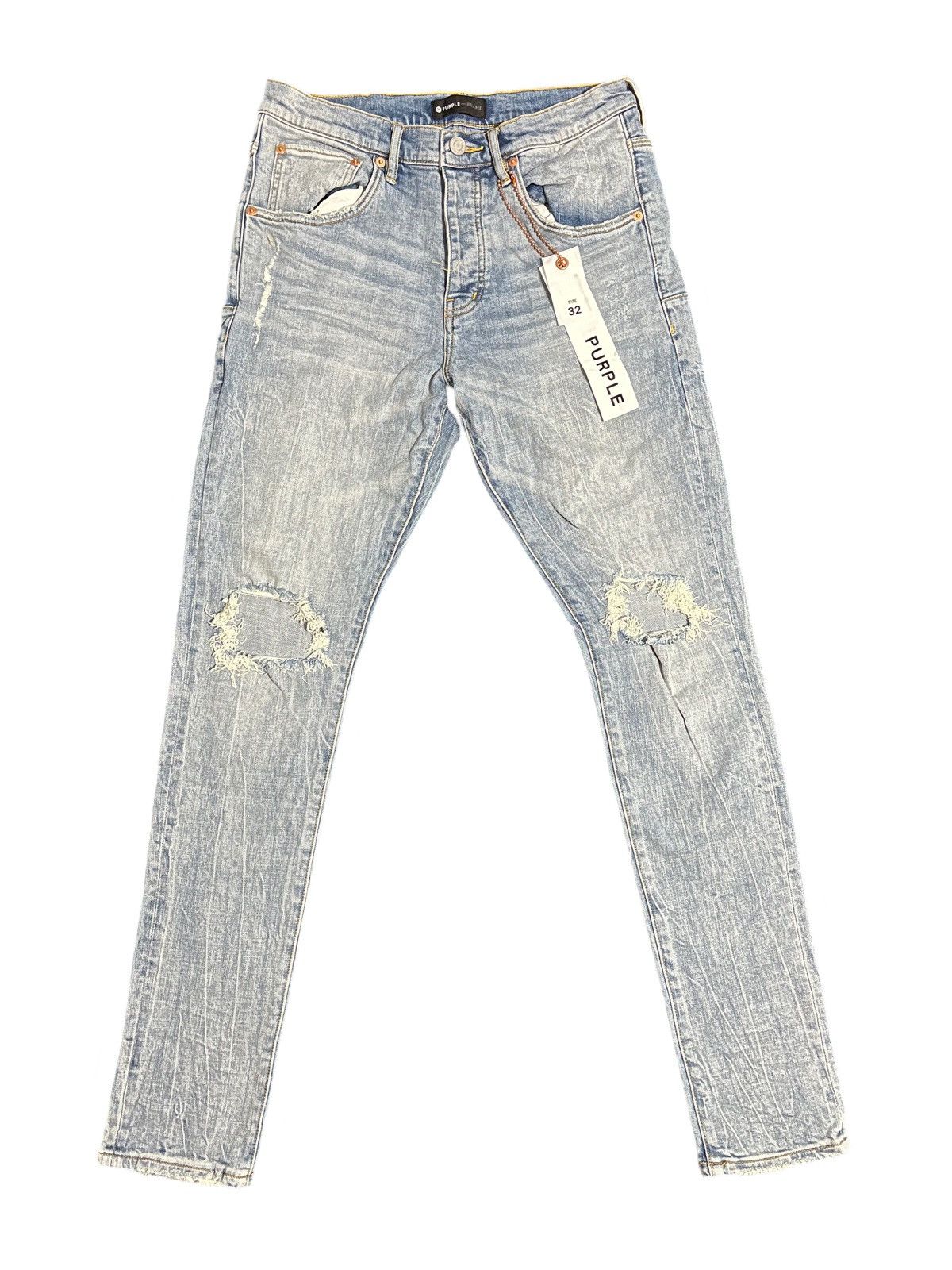 Purple Brand Purple Brand Light Indigo P002 Jeans Size US 32 / EU 48 - 1 Thumbnail