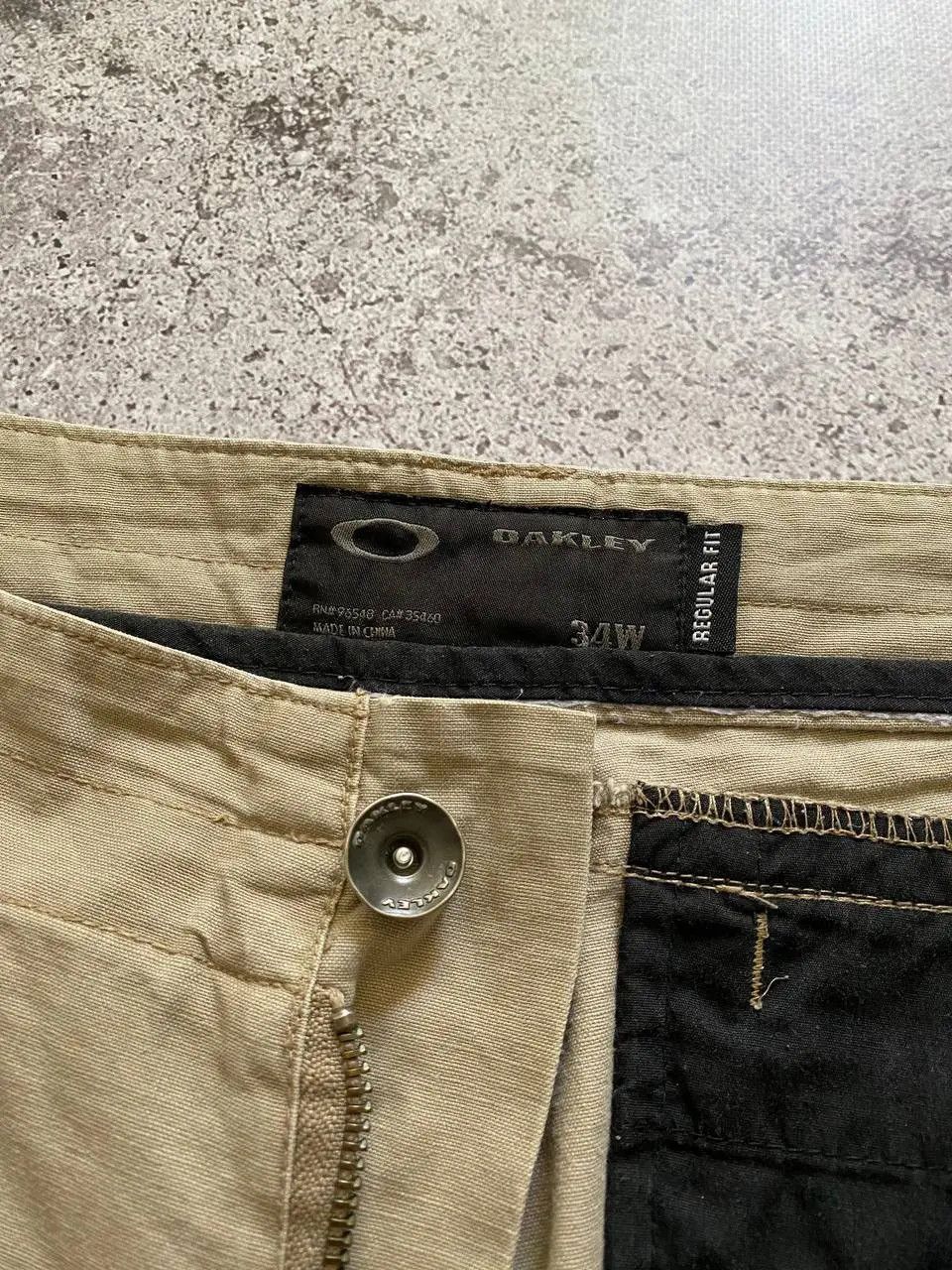 Oakley × Vintage VINTAGE OAKLEY LOGO CARGO SHORTS Size US 34 / EU 50 - 6 Thumbnail