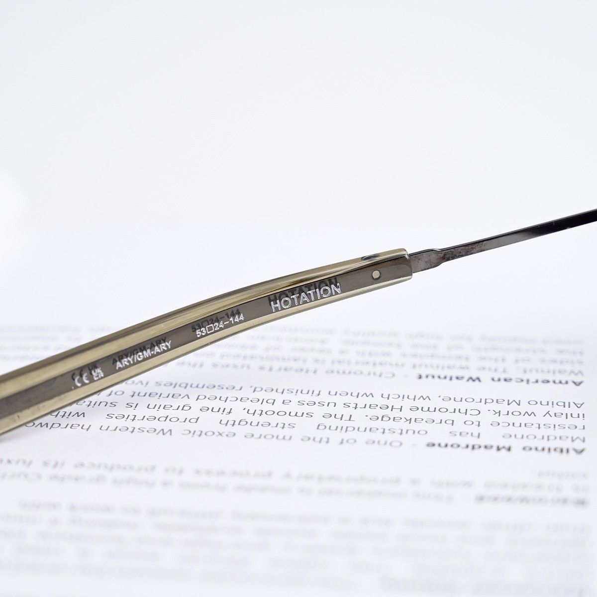 Chrome Hearts CHROME HEARTS HOTATION ARMY/GUNMETAL-ARMY SUNGLASSES Size ONE SIZE - 5 Thumbnail