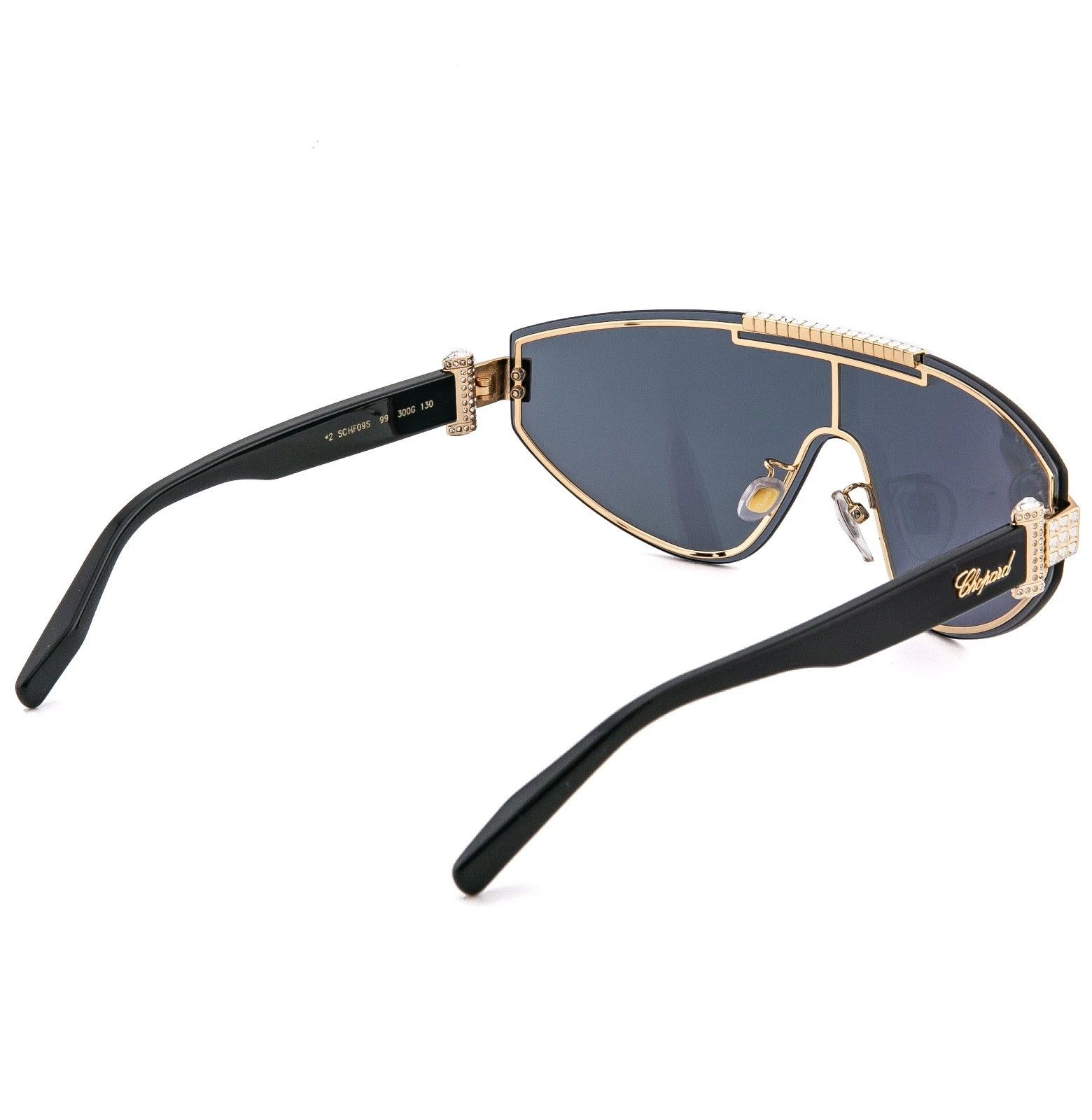 Chopard CHOPARD Black Gold Mirrored High Jewelry SCHF09S F09S Size ONE SIZE - 5 Thumbnail