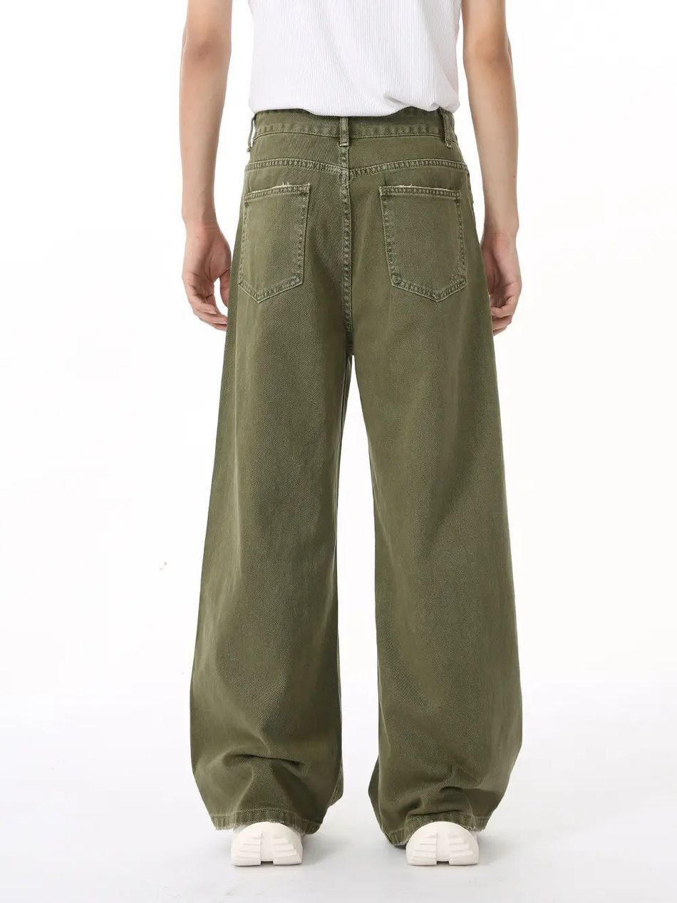 Japanese Brand Retro ripped straight leg jeans Size US 32 / EU 48 - 5 Thumbnail