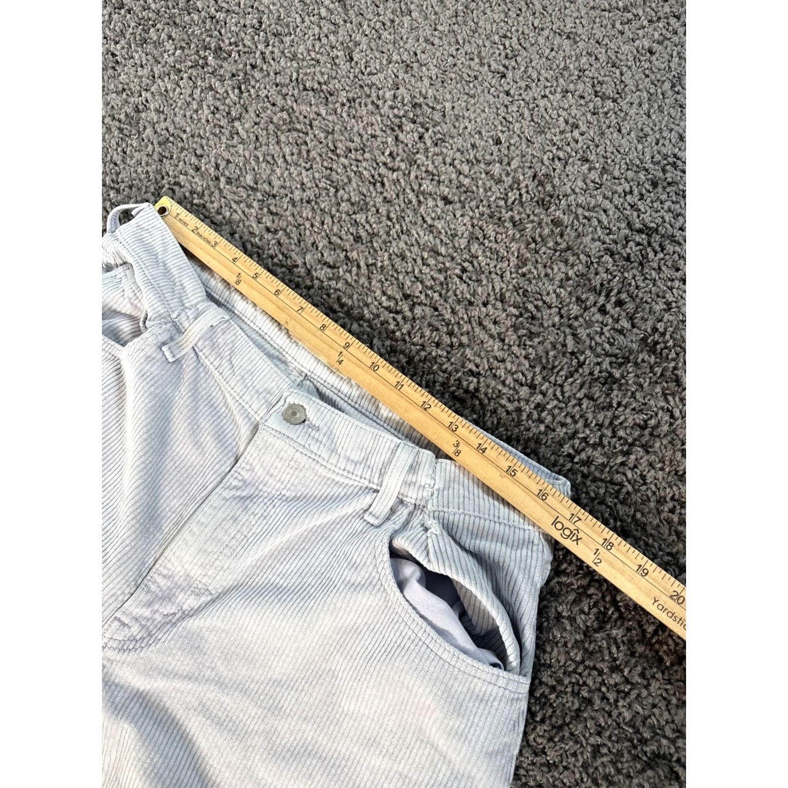 Levi's Levi's Premium Big E Baggy Dad Jeans Womens 33x29 Lavender Corduroy Straight 90s Size 24" / US 00 / IT 34 - 4 Thumbnail