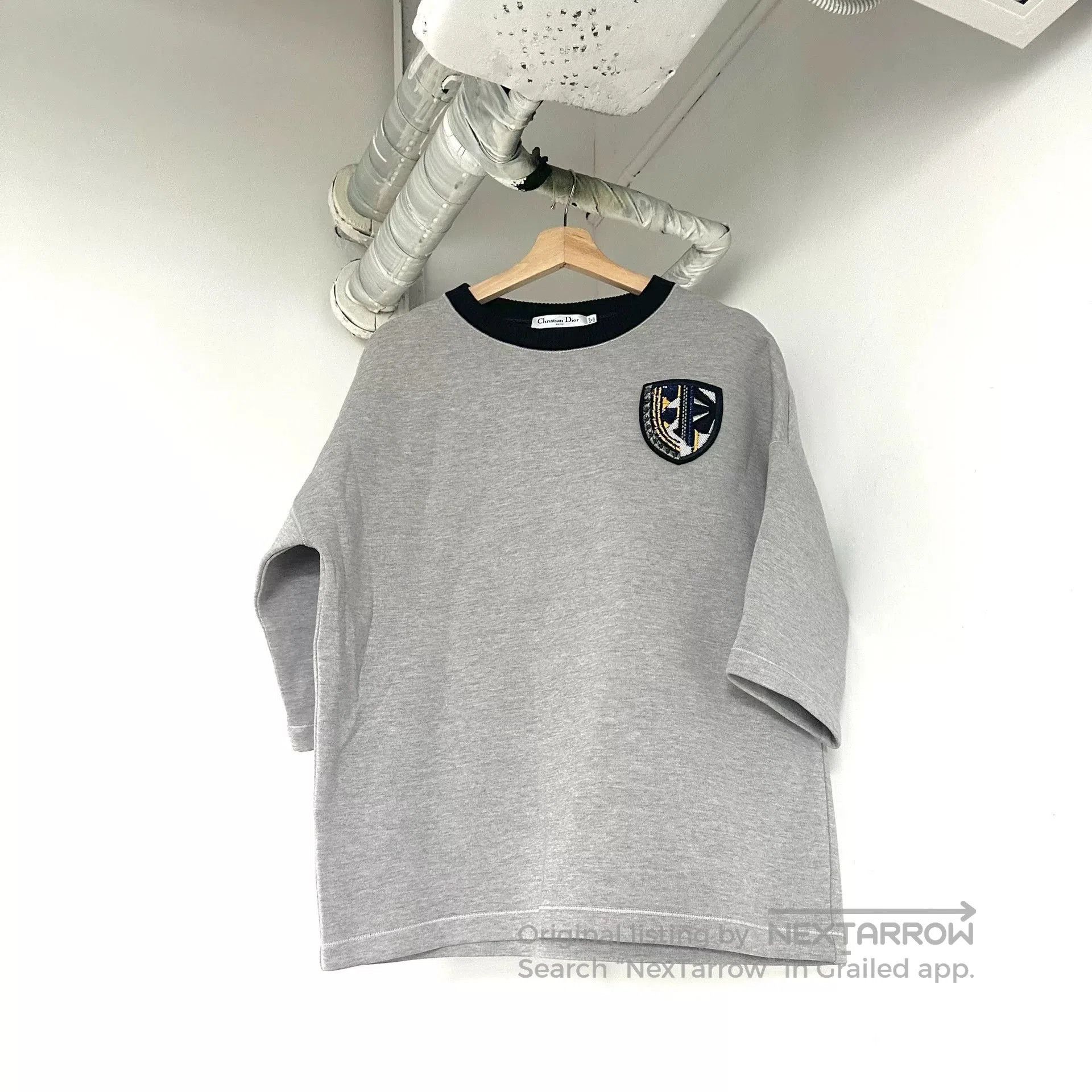 Dior dior embroidered space cotton short sleeve sweatshirt. Size US M / EU 48-50 / 2 - 1 Thumbnail