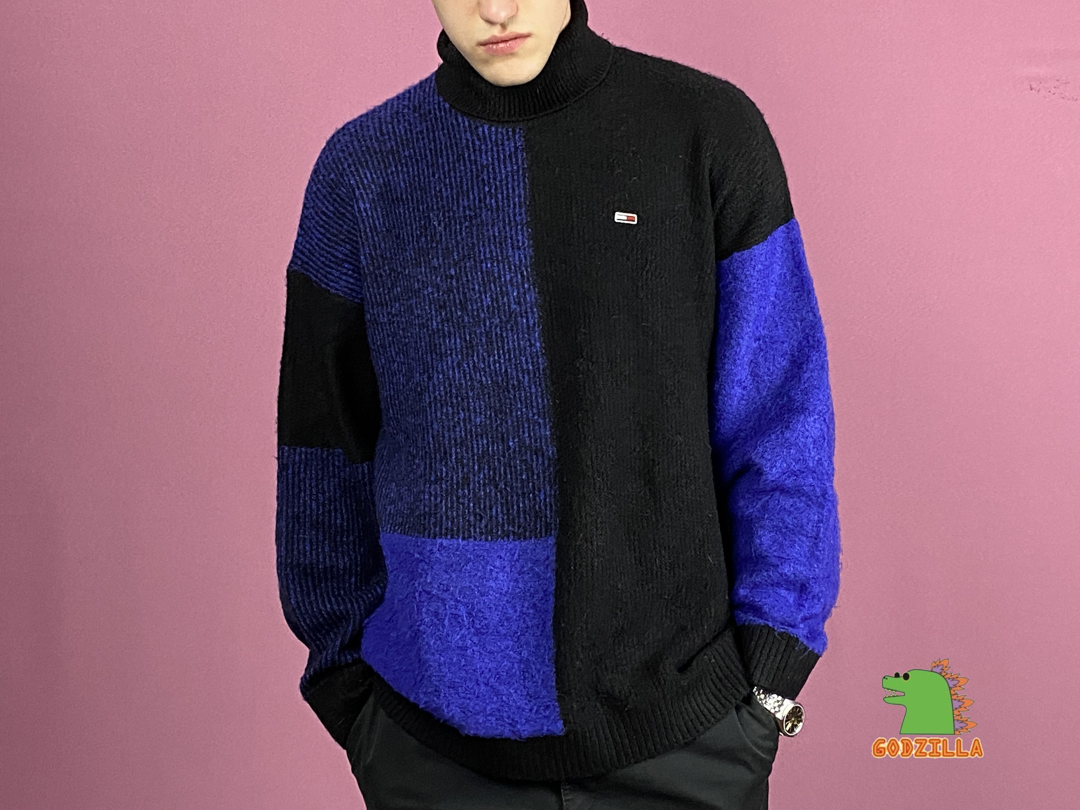 Tommy Hilfiger × Tommy Jeans Tommy Hilfiger Vintage Men's Turtleneck Sweater - M Size US M / EU 48-50 / 2 - 4 Thumbnail