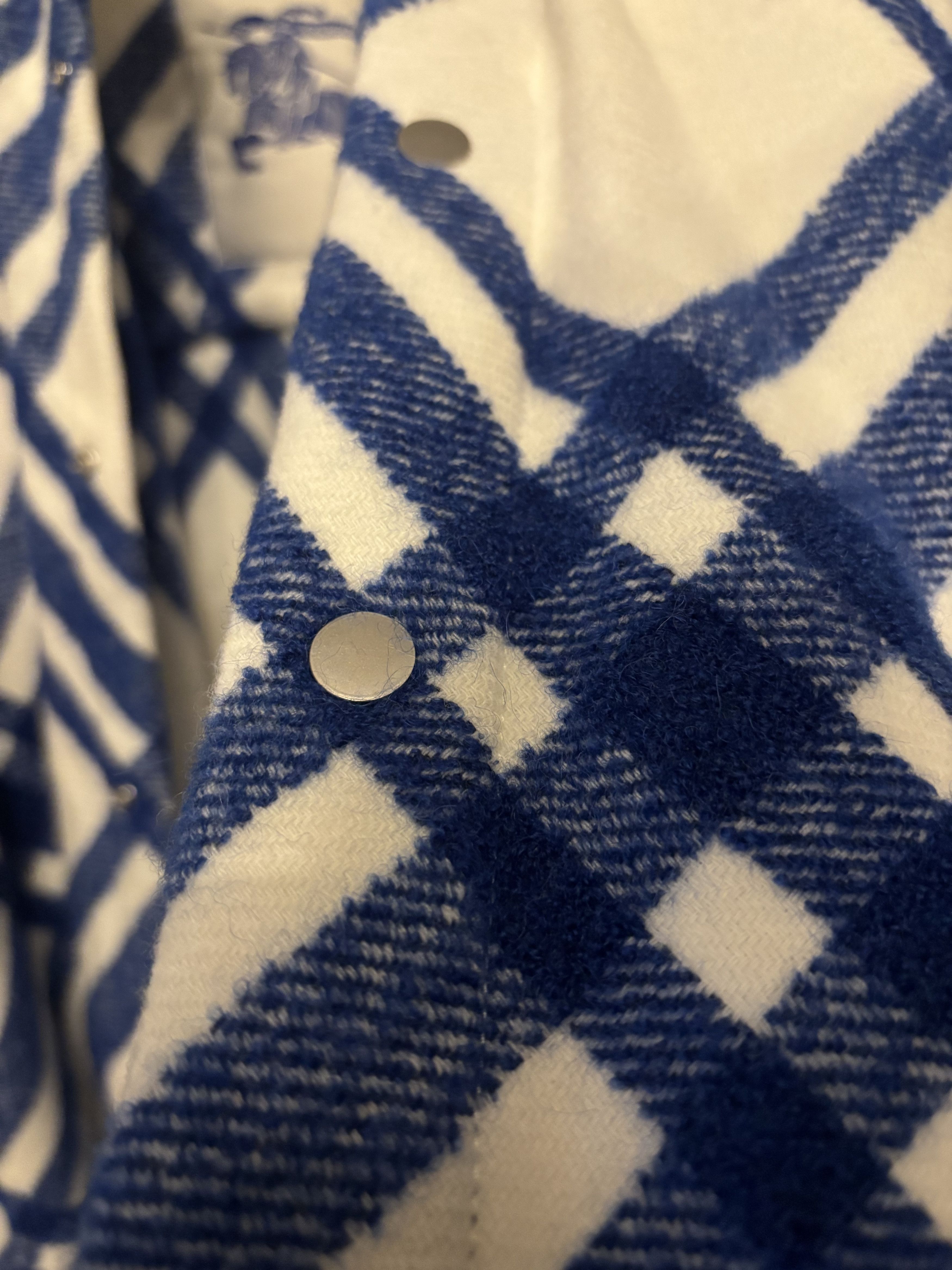 Burberry Burberry Salt IP Check Wool Alpaca Shacket (8078865) – FW23 Size US M / EU 48-50 / 2 - 4 Thumbnail