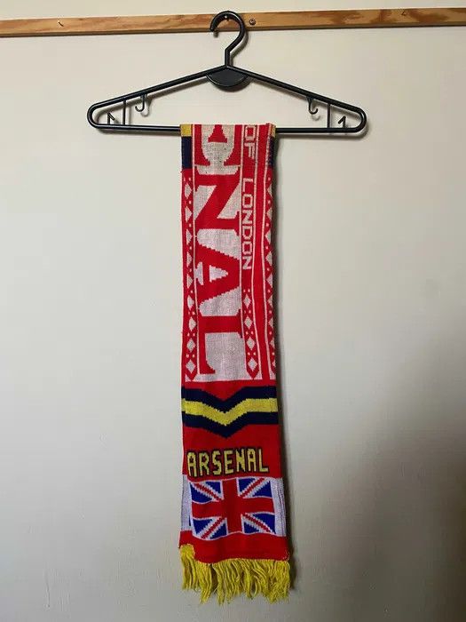 Other Vintage rare Football Scarf - ARSENAL LONDON F.C. - UNIQUE Size ONE SIZE - 2 Thumbnail