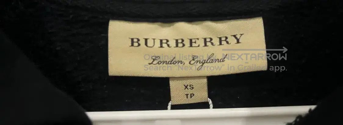 Burberry Burberry Black Cotton Women's Hoodie. Size XS / US 0-2 / IT 36-38 - 4 Thumbnail
