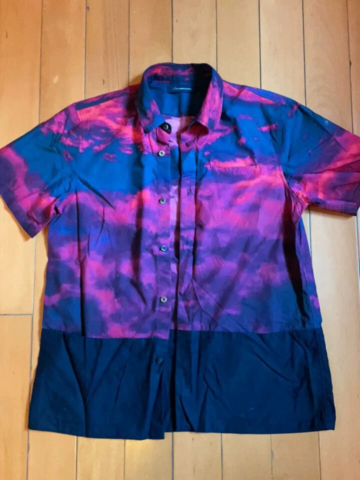 Undercover UNDERCOVERFired Cloud Hawaiian Shirt 2504-Nextarrow Size US S / EU 44-46 / 1 - 1 Thumbnail
