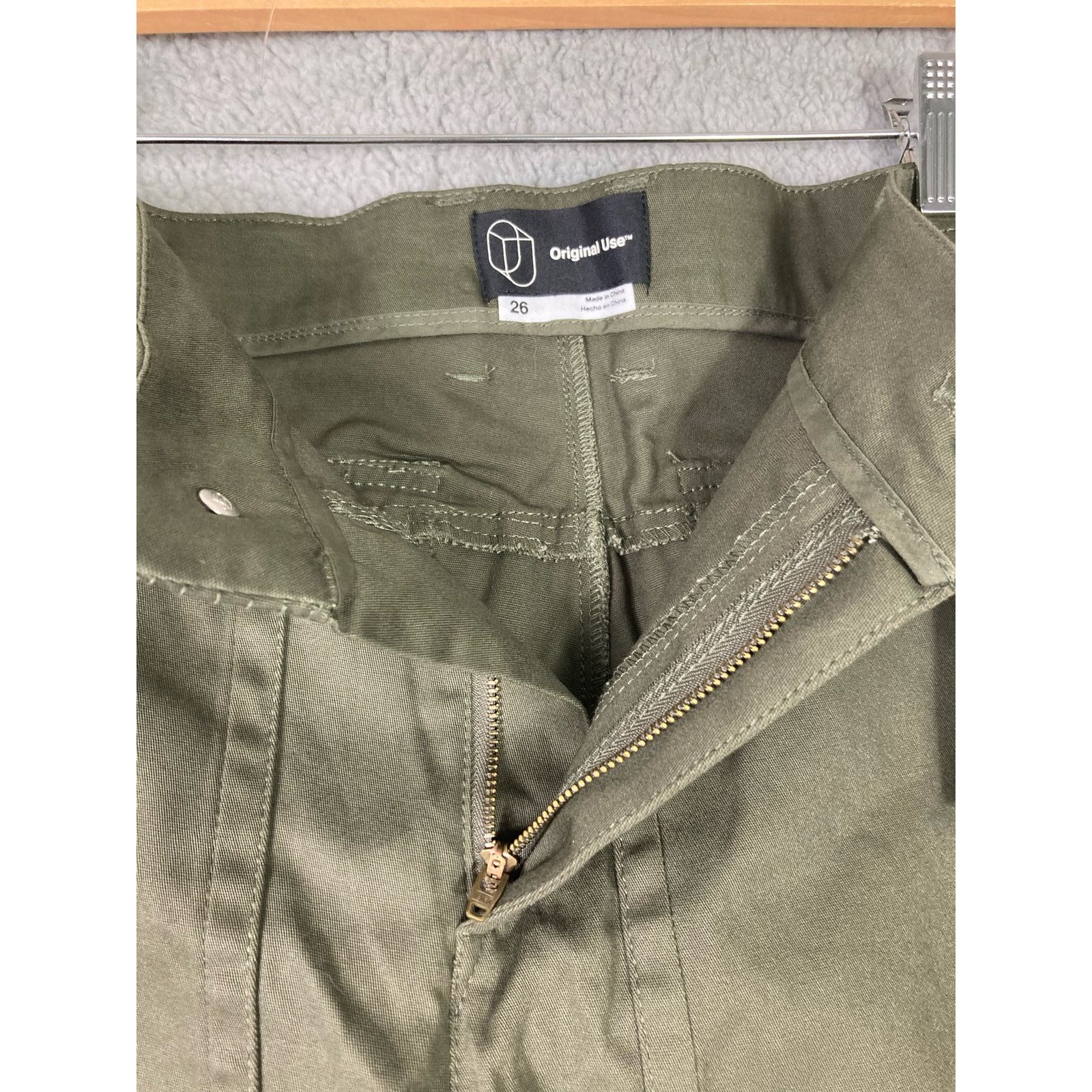 Other New Men's Size 26 Olive Green Pants Casual Original Use Size US 26 / EU 42 - 8 Thumbnail