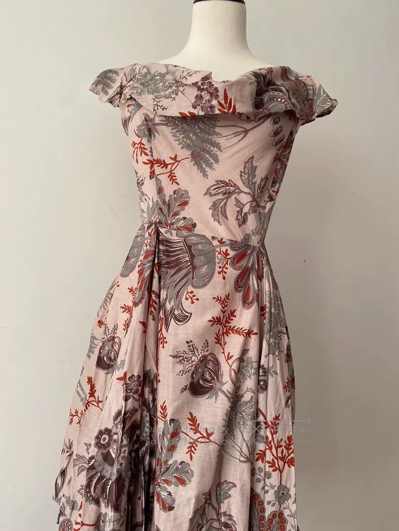Vivienne Westwood Vivienne Westwood Floral Irregular Dangling Collar Dress Size M / US 6-8 / IT 42-44 - 2 Thumbnail