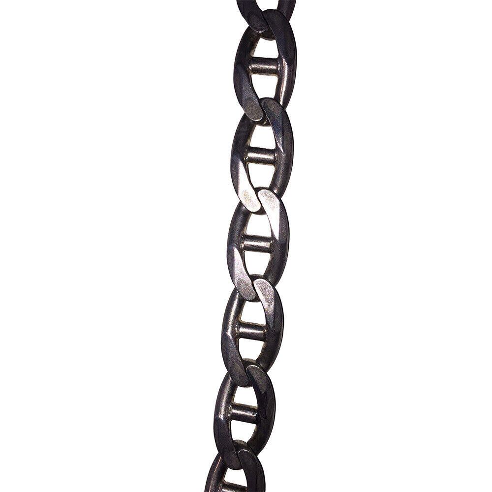 Designer Italian Sterling Twisted Mariner Link Chain Necklace Size ONE SIZE - 2 Thumbnail