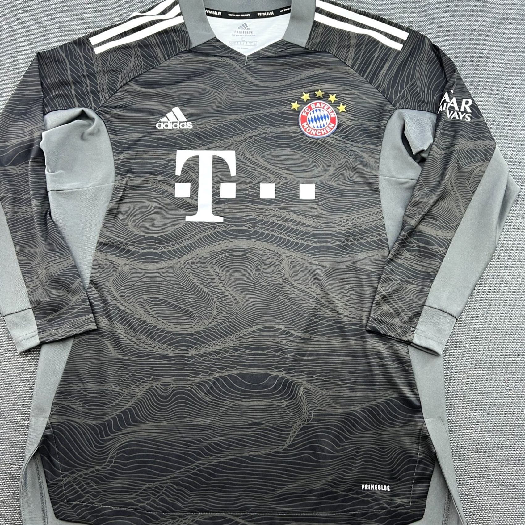 Adidas adidas Bayern Munich 2021 2022 Goalkeeper Neuer Mens Football Jersey Long Sleeve L Multicolor футбол? Size US L / EU 52-54 / 3 - 3 Thumbnail