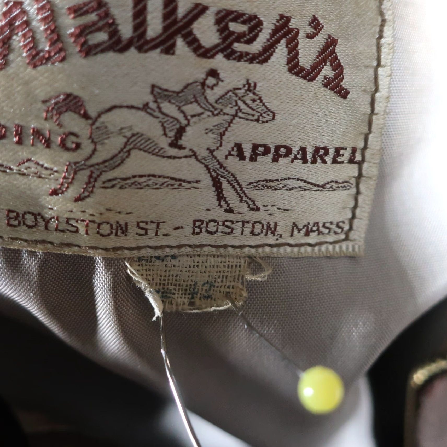 Vintage VTG Walker's Riding Apparel Leather Jacket Mens 40 Brown Suede Fringes Western Bomber Jacket Adult Men Size US XXS / EU 40 - 6 Thumbnail
