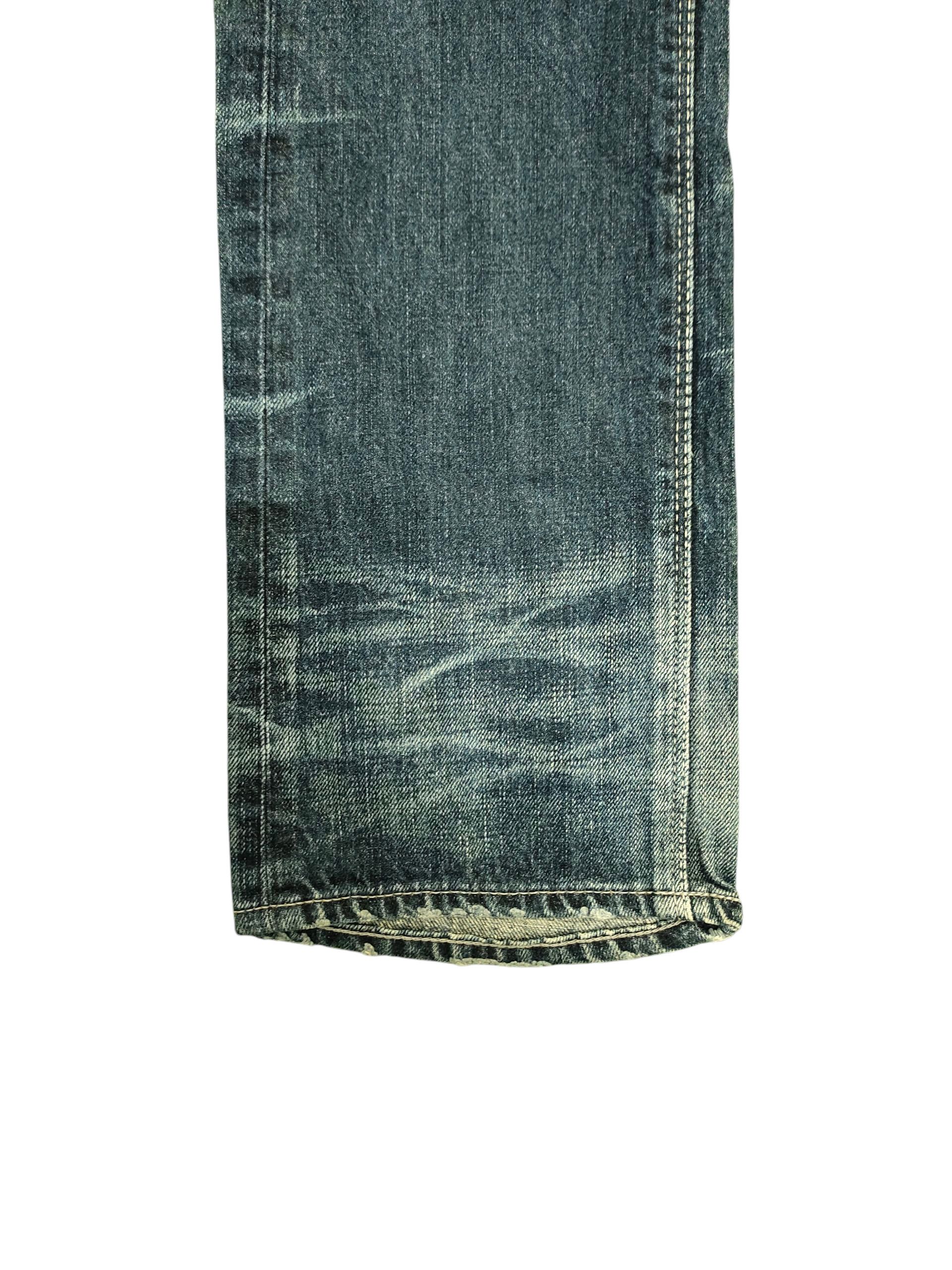 GOSTAR DE FUGA Vintage Fuga Japan Clawmark Distress Faded Denim Jeans Size US 30 / EU 46 - 6 Thumbnail