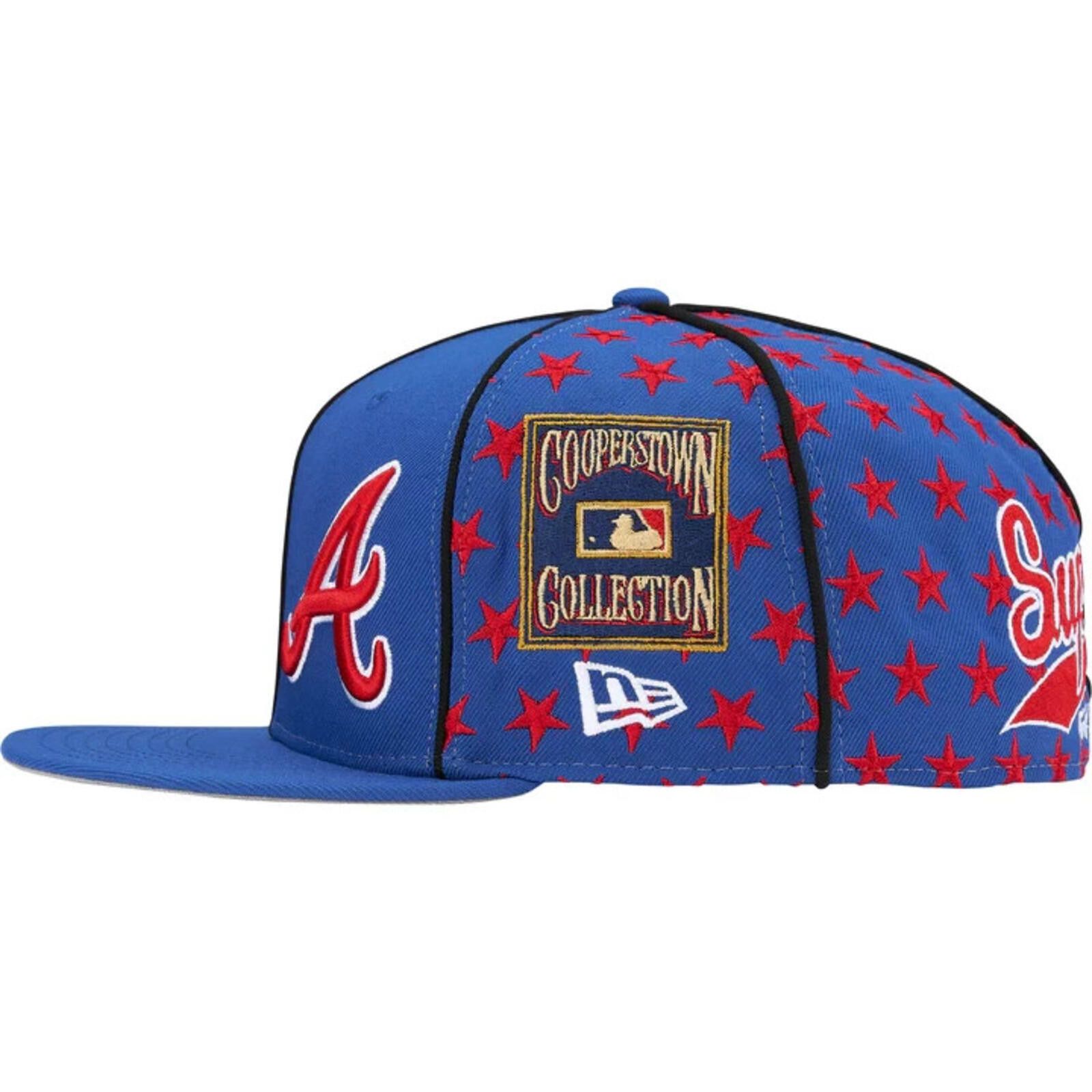 New Era Supreme Mitchell & Ness Teams New Era 59Fifty Fitted Hat Size ONE SIZE - 3 Thumbnail
