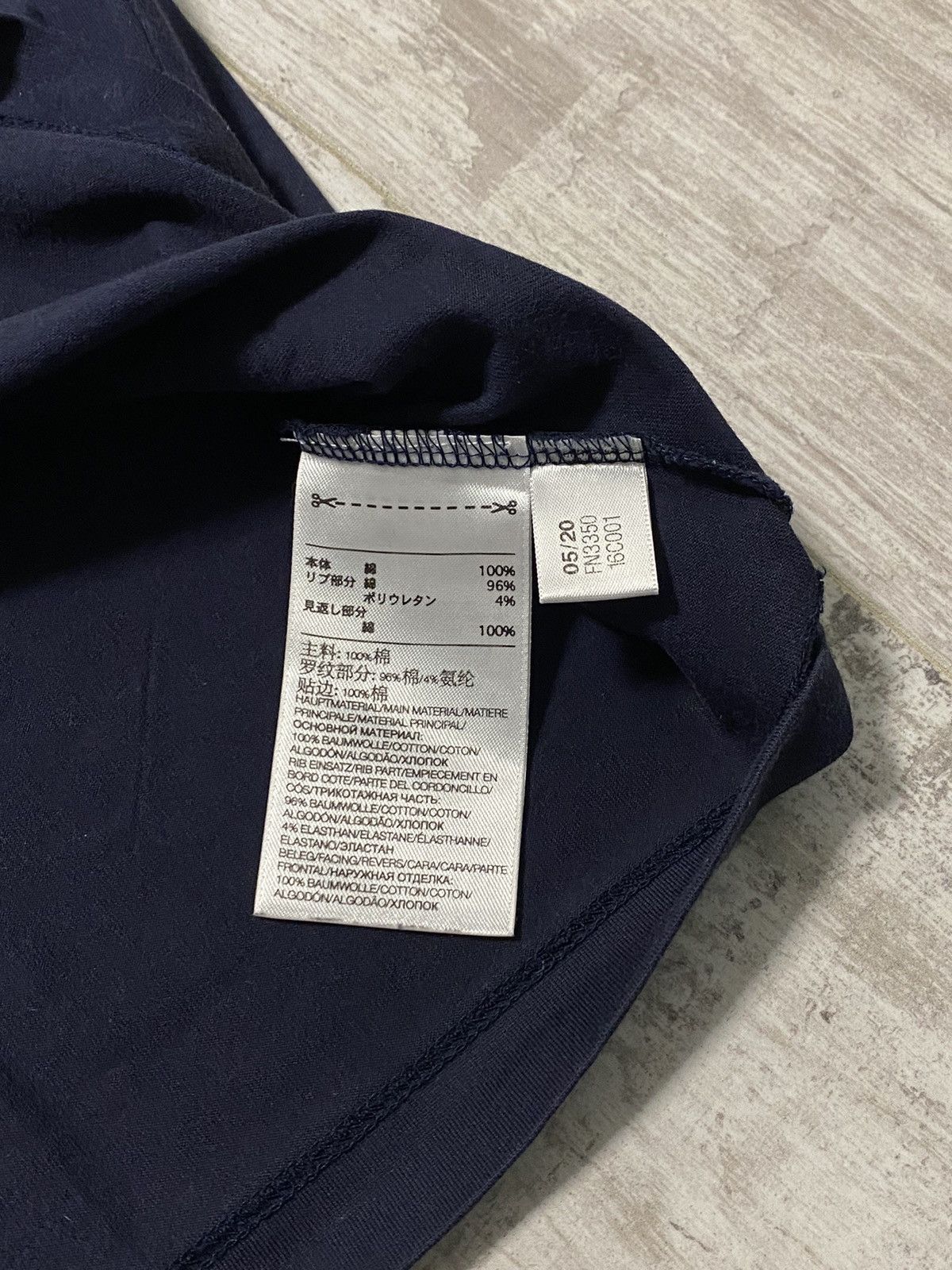 Yohji Yamamoto 🔥ADIDAS YOHJI YAMAMOTO Y-3 T-SHIRT NAVY Size US L / EU 52-54 / 3 - 6 Thumbnail