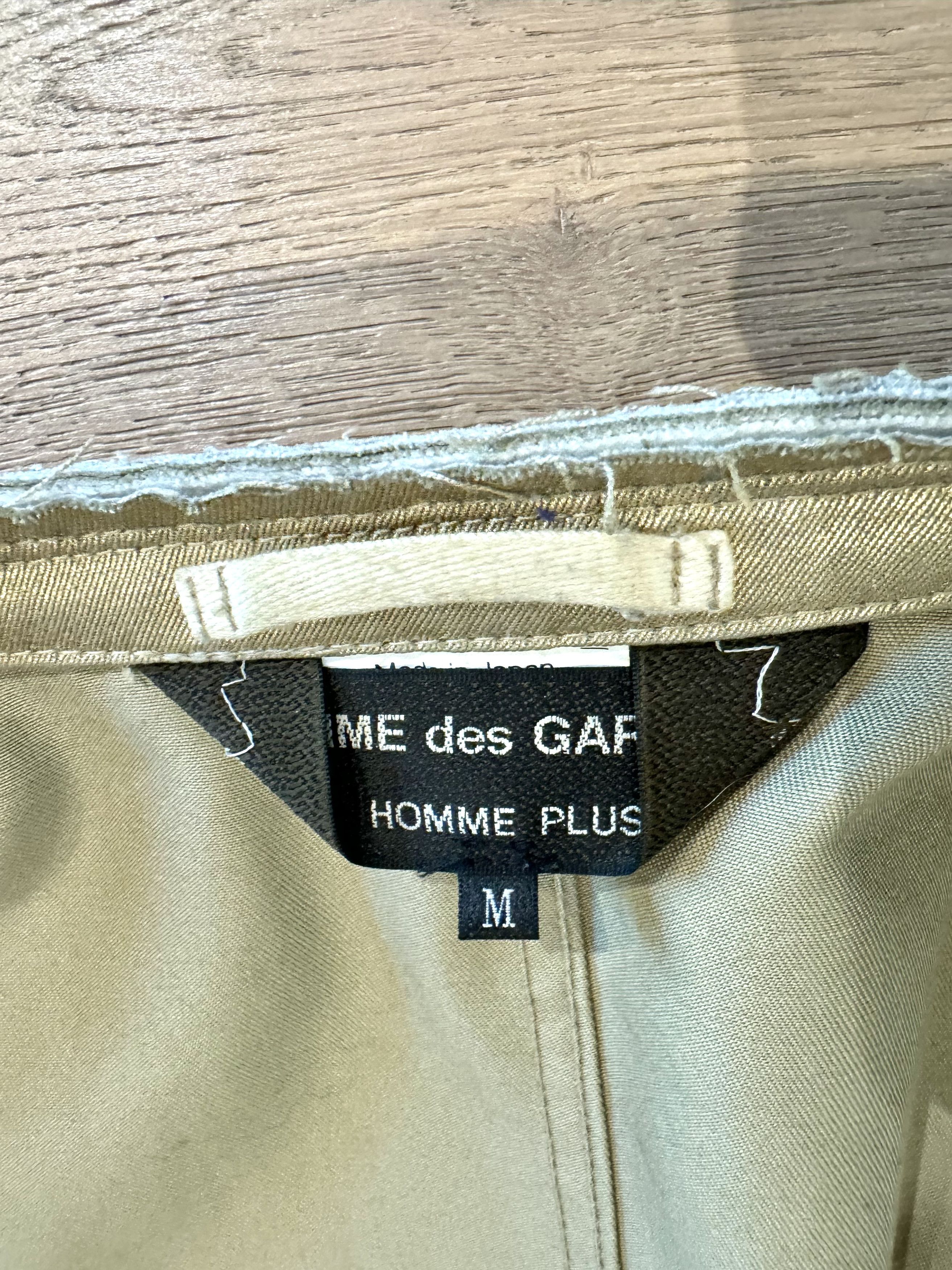 Comme des Garcons Homme Plus Gold Print Cotton Jacket Size M Size 40R - 5 Thumbnail