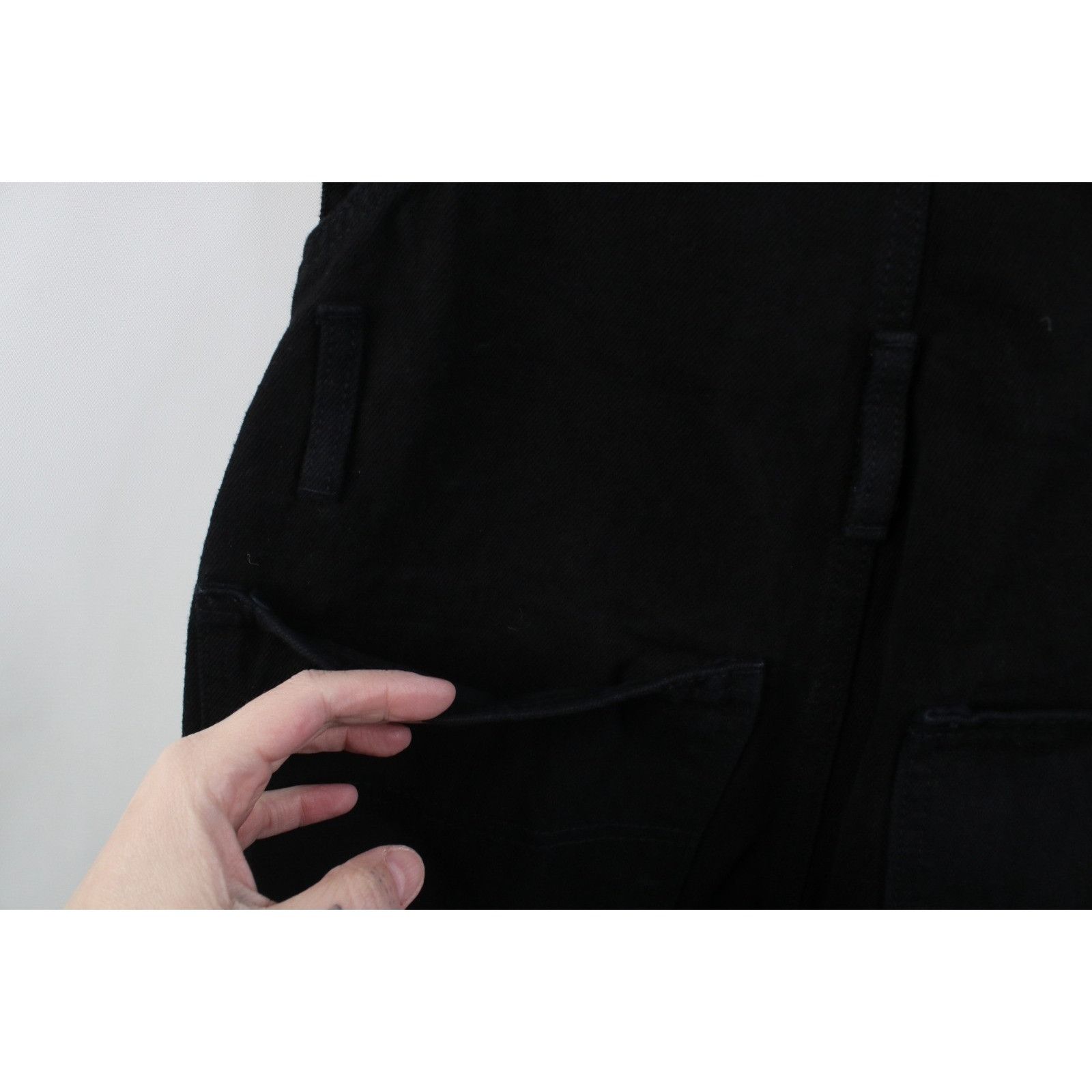 Vintage Deadstock Vintage 90s Streetwear Baggy Denim Shortalls Size 26" / US 2 / IT 38 - 12 Thumbnail