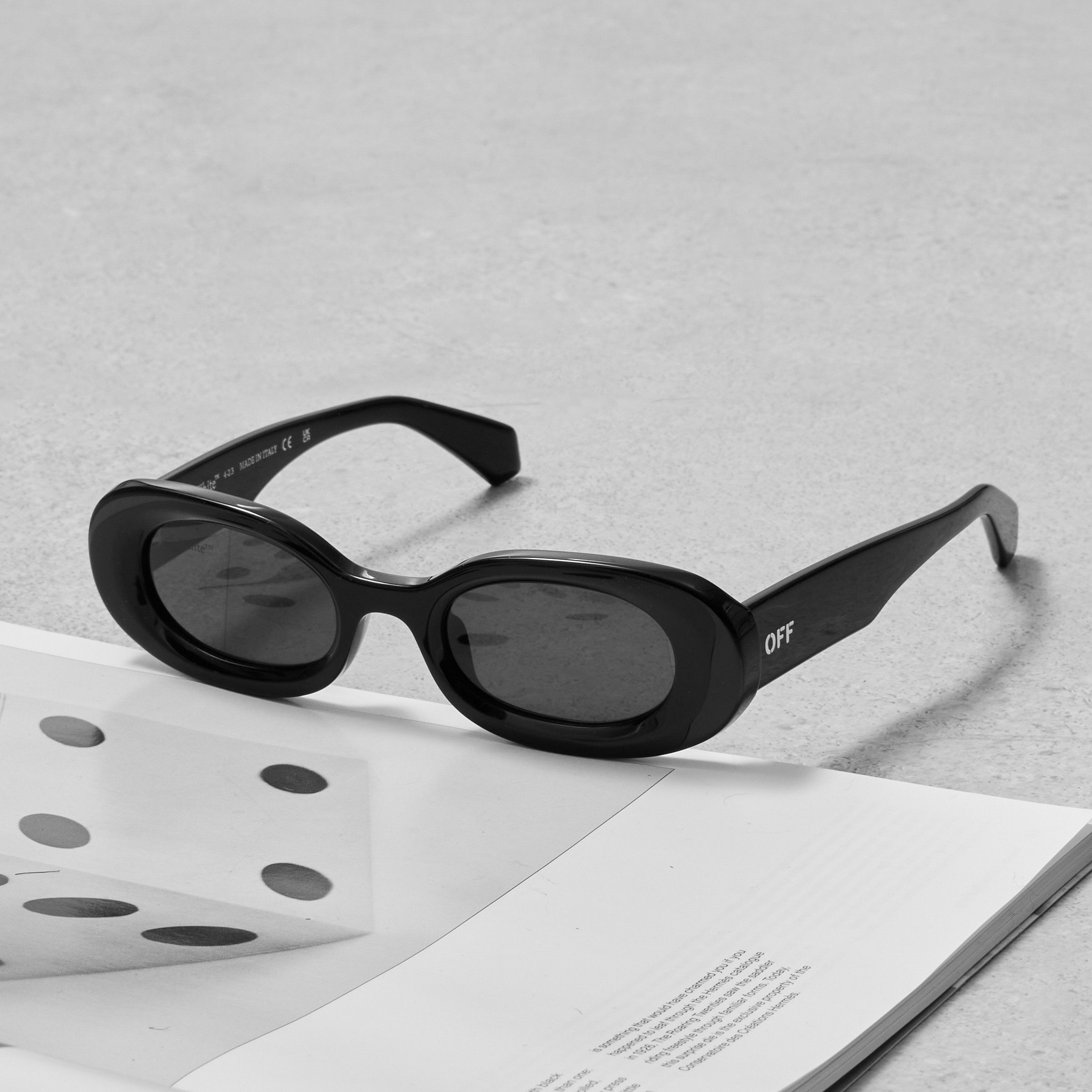 Off-White OFF WHITE Amalfi Oval-Frame Sunglasses Size ONE SIZE - 3 Thumbnail