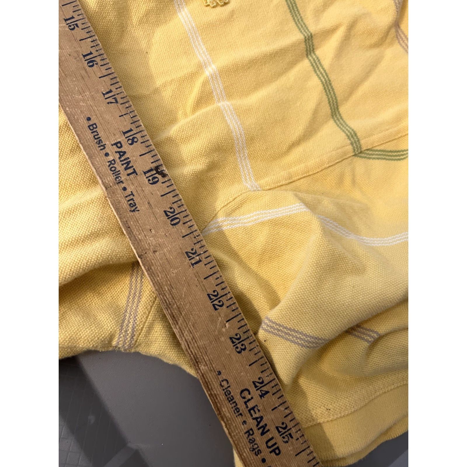 Izod VINTAGE Izod Polo Shirt Mens XL Yellow Striped Cotton Golf Shirt XL Mens Yellow Striped Polo Shirt Size US XL / EU 56 / 4 - 5 Thumbnail