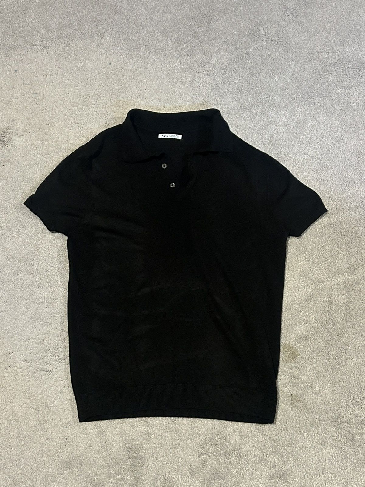 Zara Zara Polo Cotton Button Down Collar Size US M / EU 48-50 / 2 - 3 Thumbnail