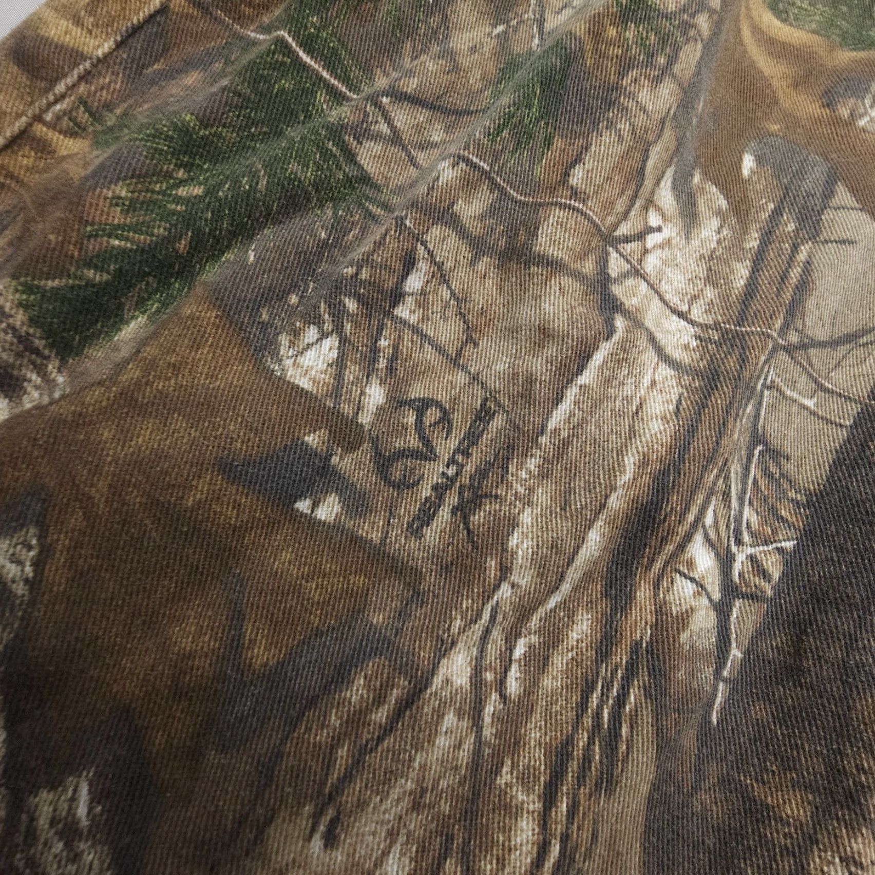 Vintage Cabela's Cargo Pants Mens 42 Tall Camouflage Camo Cotton Polyester Twill 34" Inseam Cargo Pocket Flat Front Regular Size US 42 / EU 58 - 7 Thumbnail