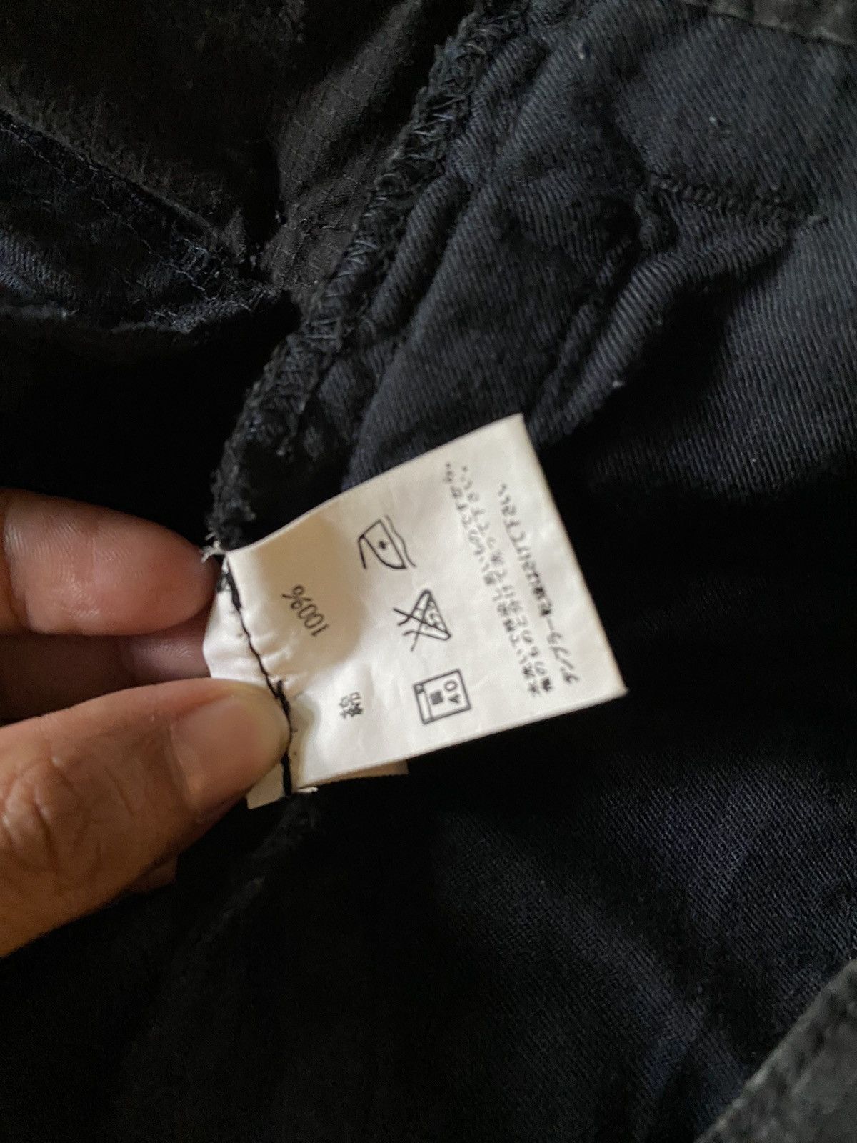 0 × Japanese Brand 0000 by N 44 Acc Black Long Pants with Zippered Ankles Size US 31 - 8 Thumbnail