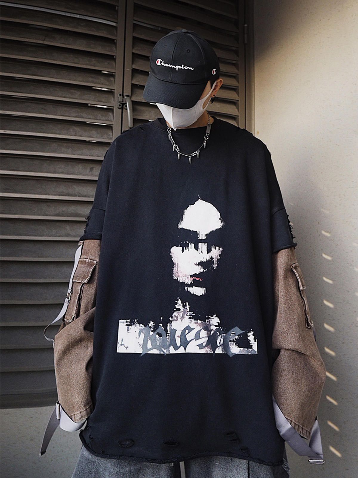 Other FACE Graphic Oversized Double Sided Sweatshirt Size US M / EU 48-50 / 2 - 5 Thumbnail