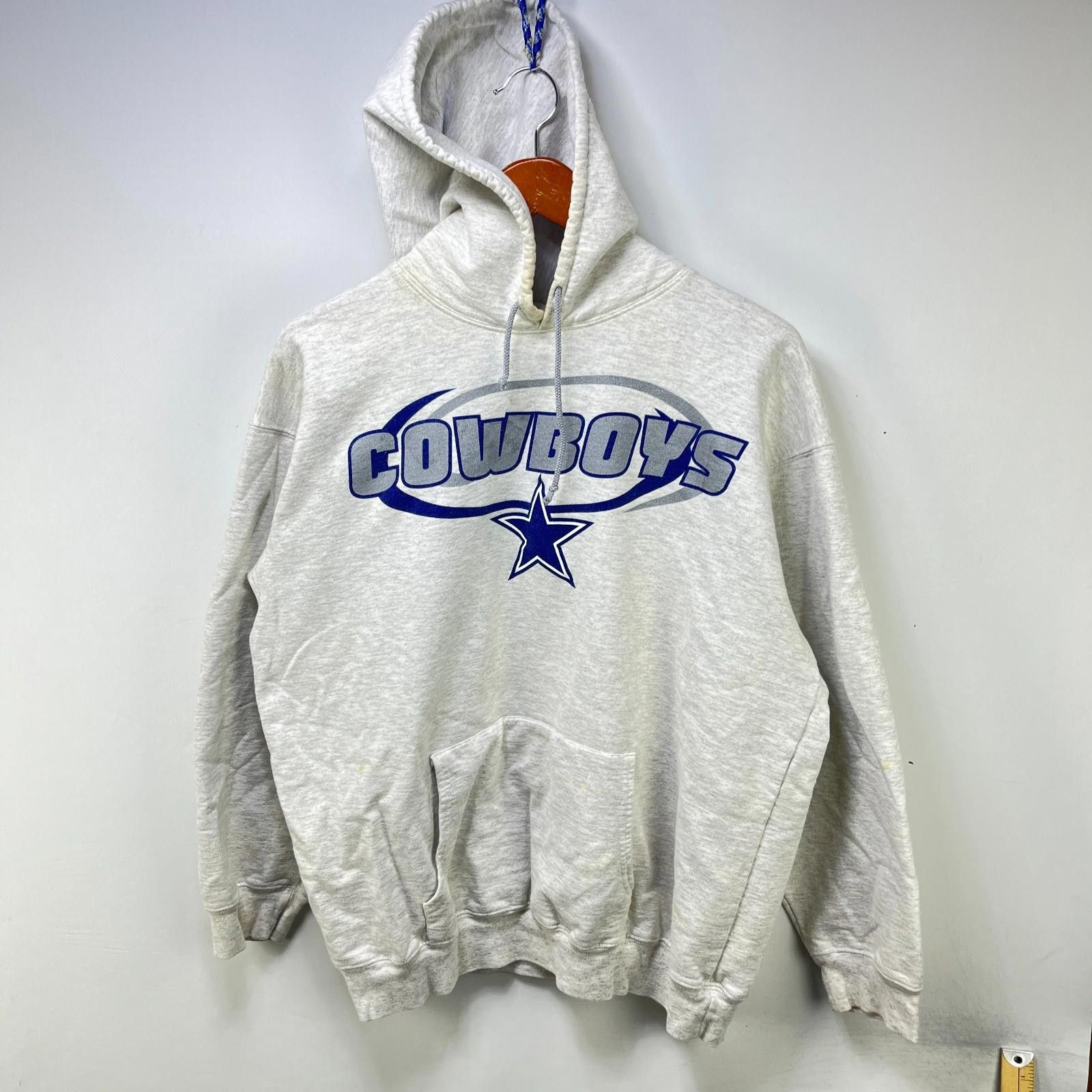 Other Vintage 90s Dallas Cowboys Hoodie Navy Blue NFL Size ONE SIZE - 1 Thumbnail